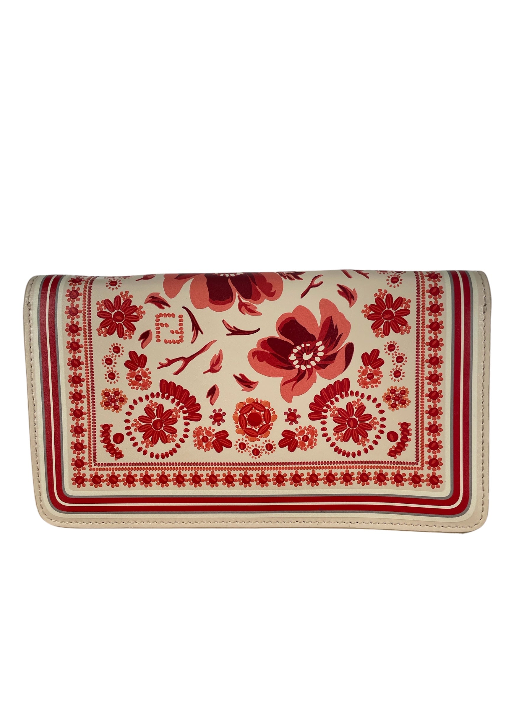 FENDI/Bag/Floral Pattern/Leather/RED/FENDI CORAL BANDANA BAG view 2