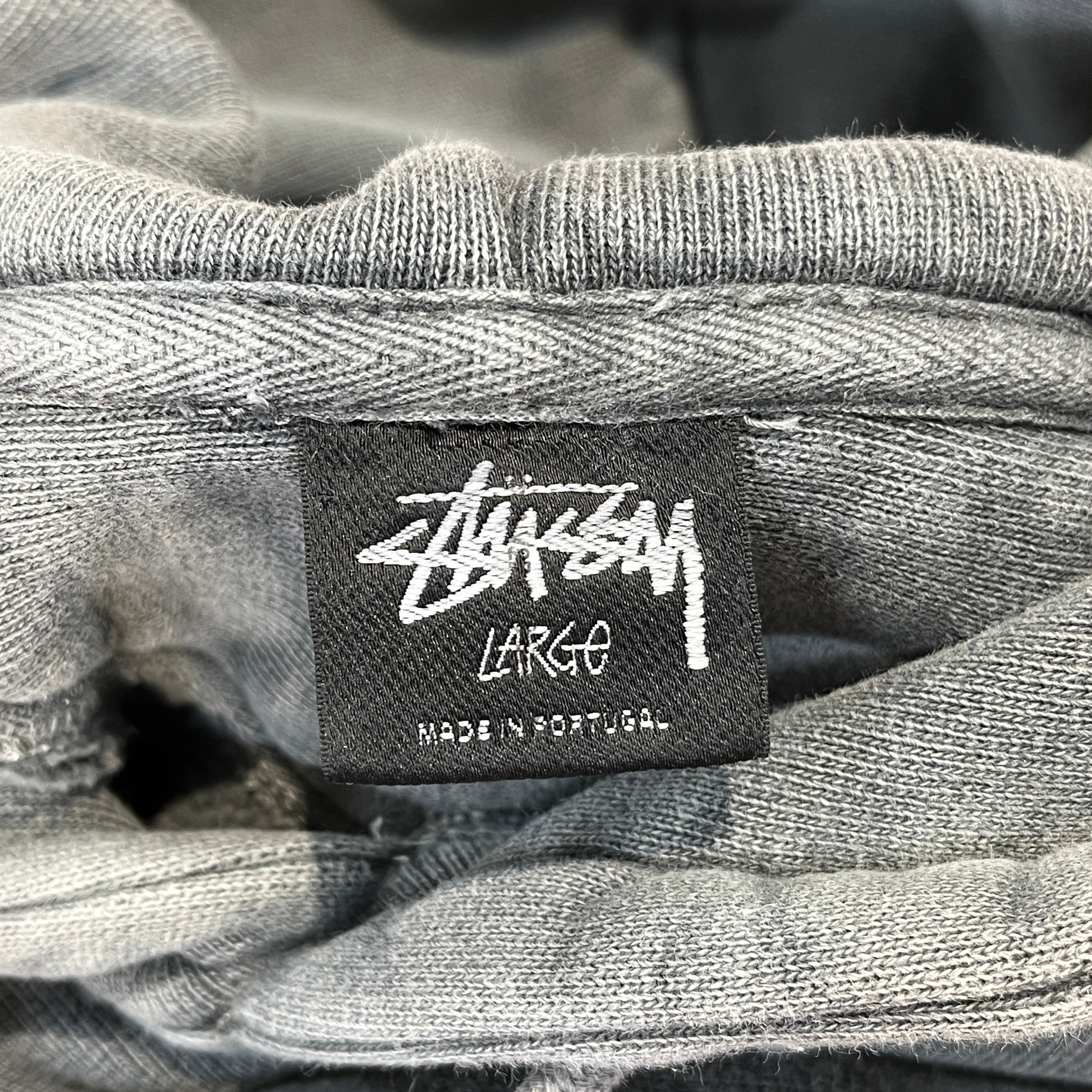 STUSSY/Hoodie/L/Cotton/GRY/Stussy Chest Logo view 3