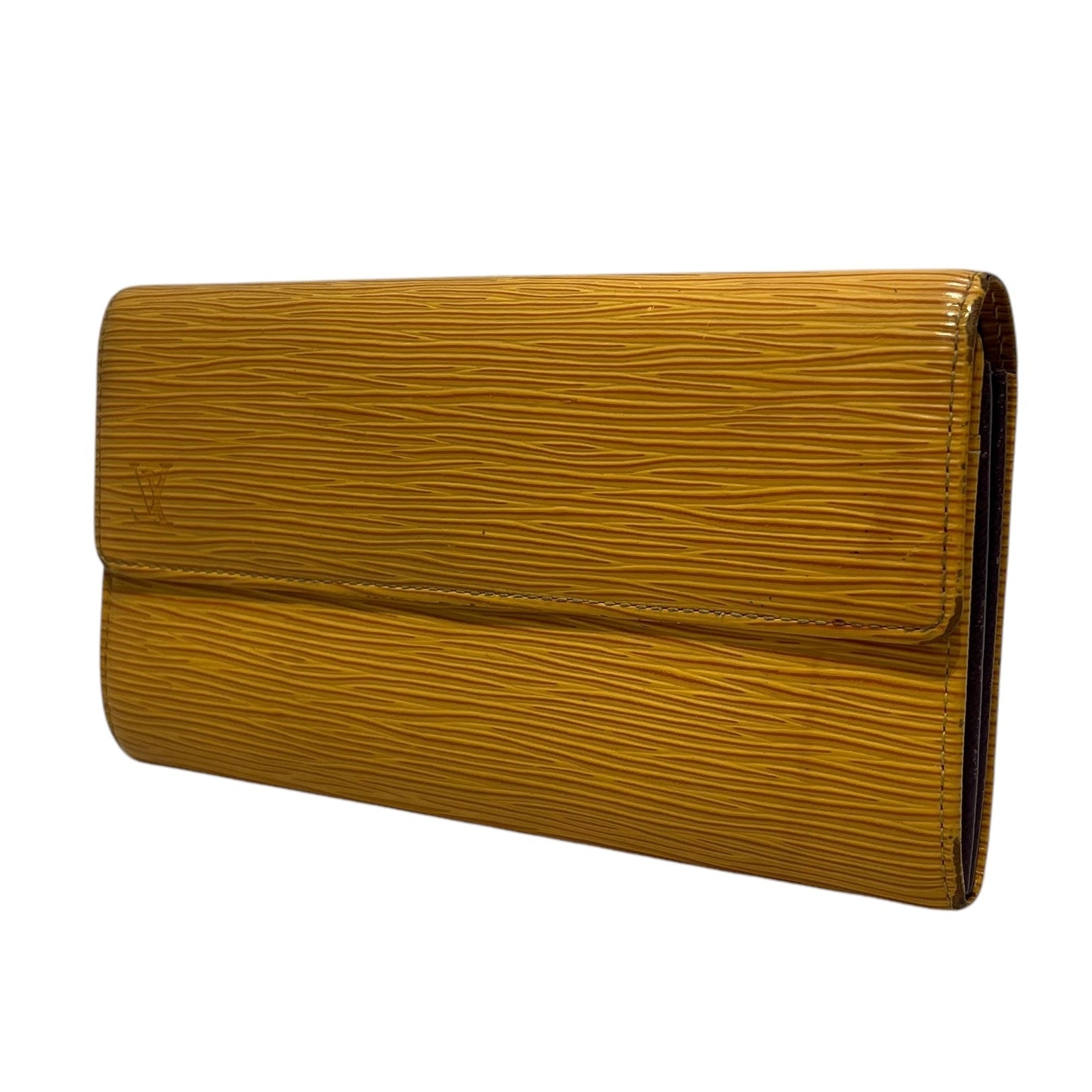 LOUIS VUITTON/Long Wallet/OS/Leather/YEL/EPI LEATHER view 1