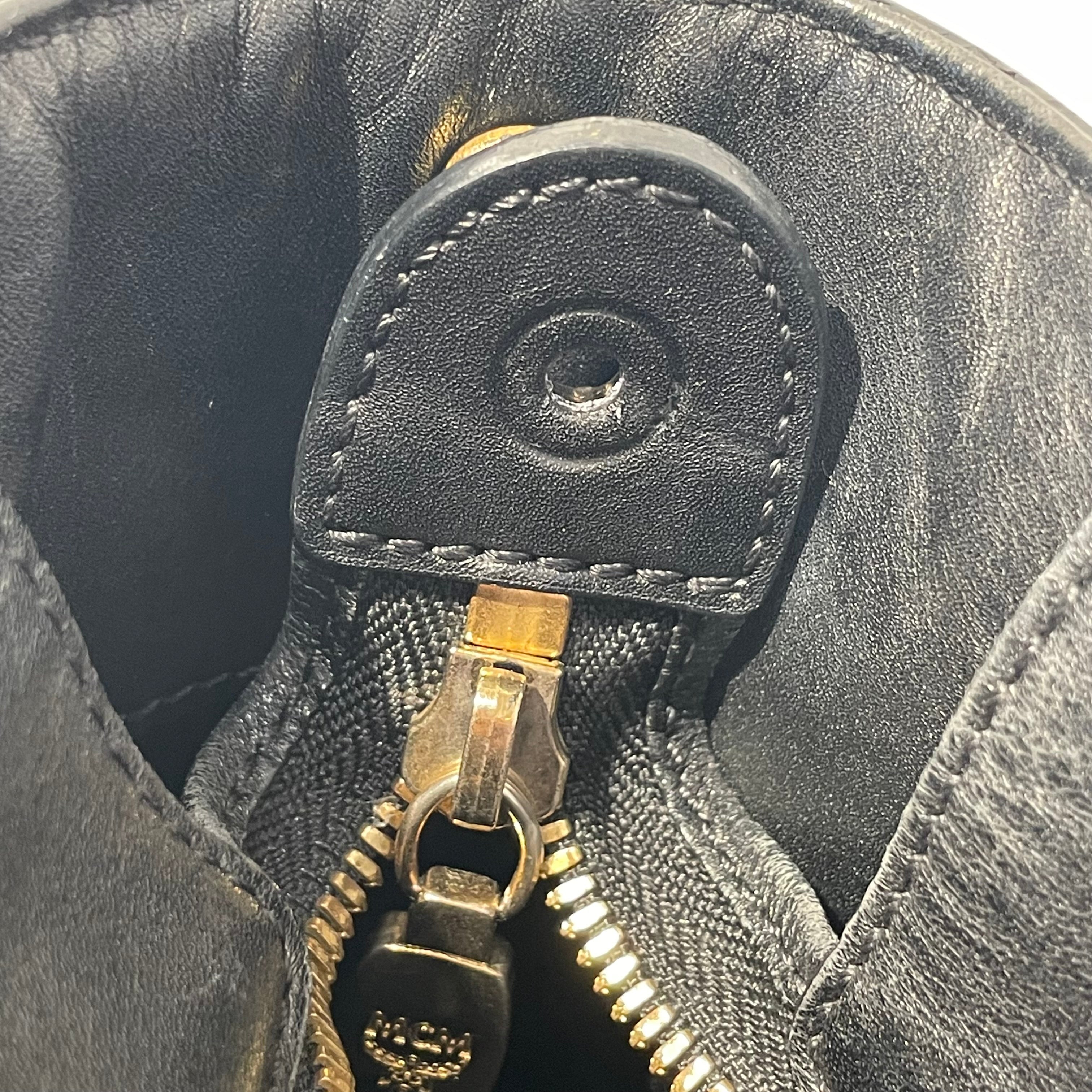 MCM/Hand Bag/Leather/BLK/R7567 view 7