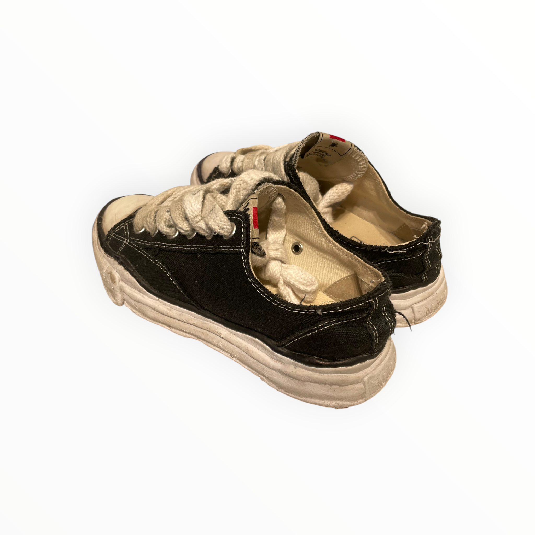 MIHARA YASUHIRO/Low-Sneakers/EU 40/Cotton/BLK/ view 2