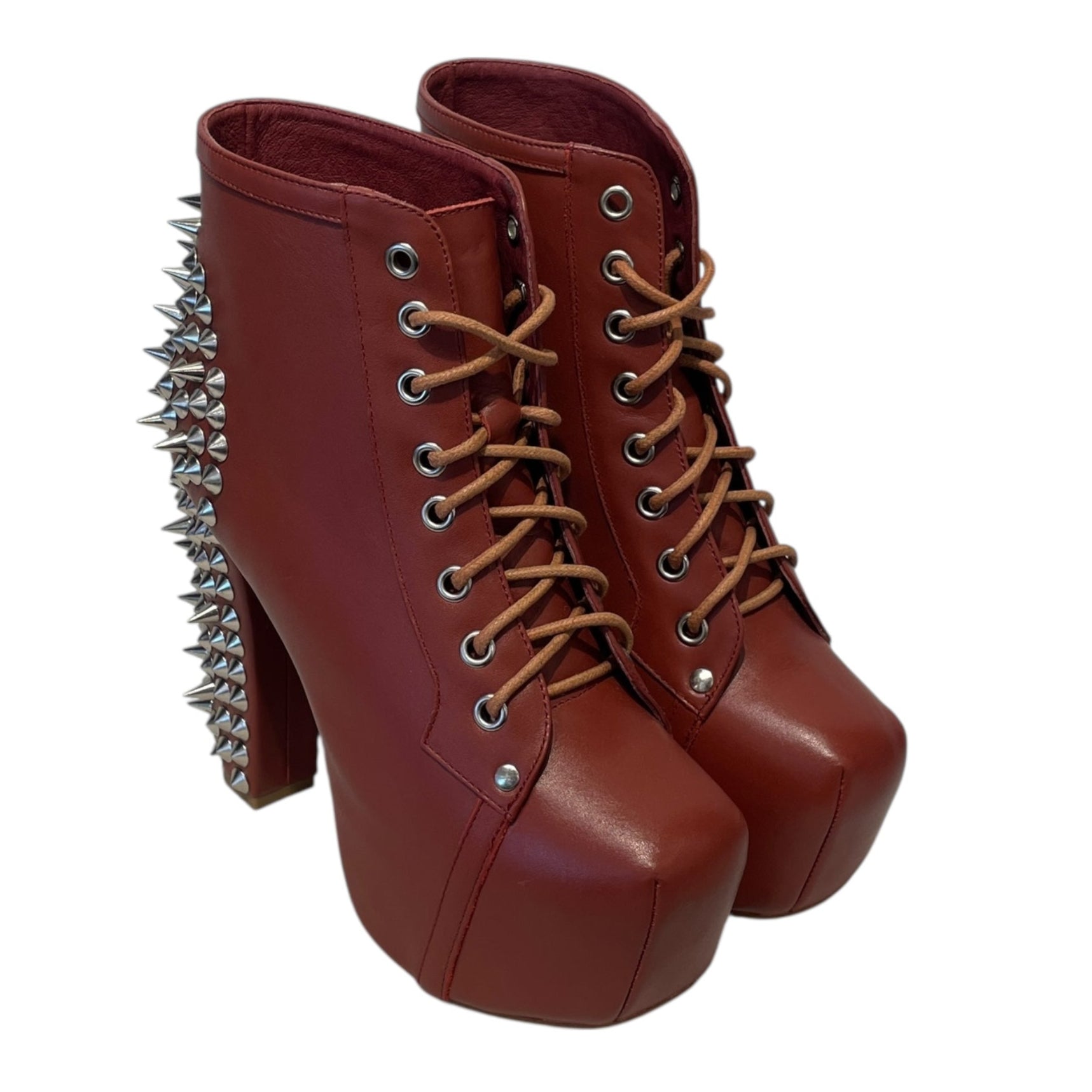 Jeffrey Campbell/Heels/US 6/Leather/BRD/Spikey view 1