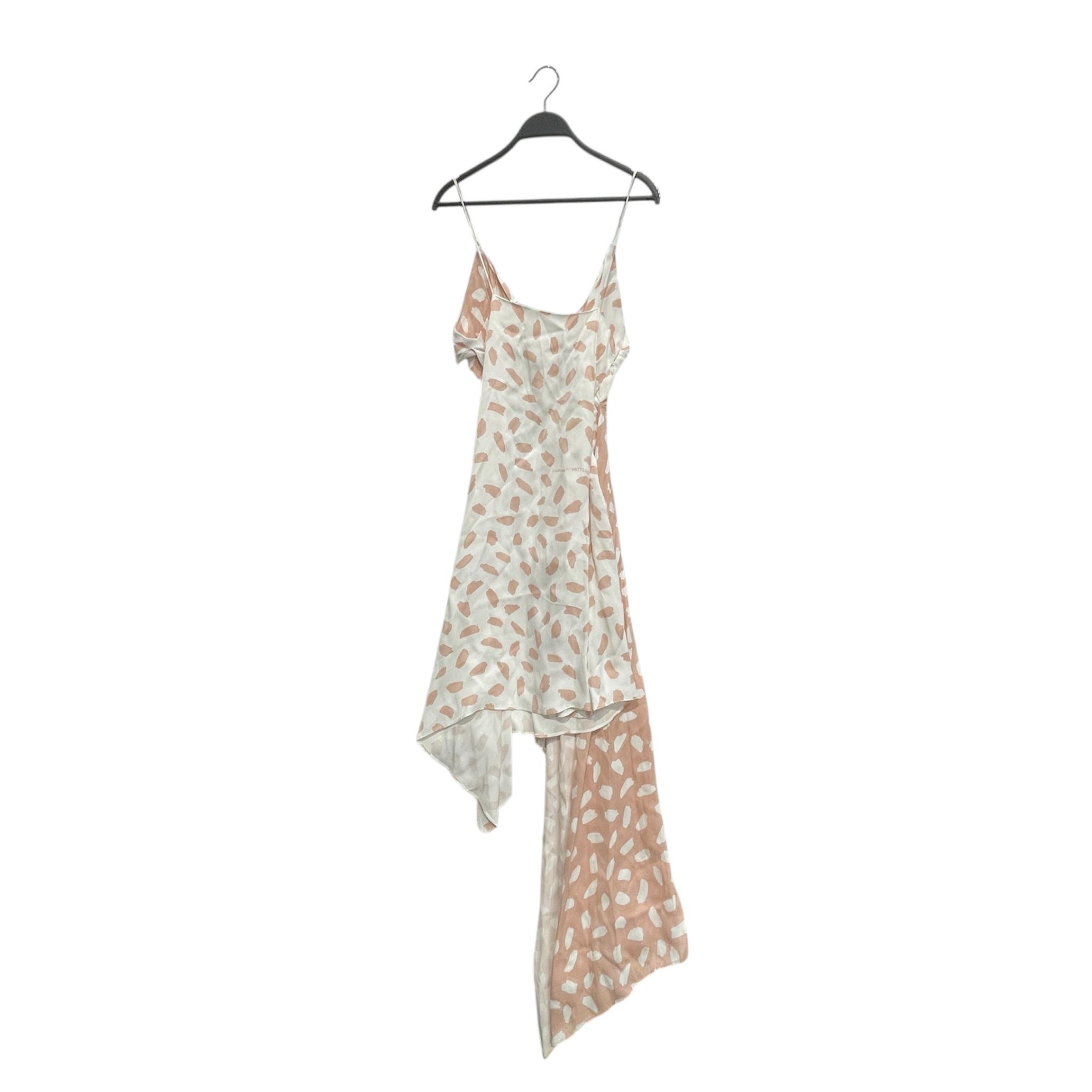 OFF-WHITE/SL Dress/XS/All Over Print/Polyester/BEG/BEG/WHT POLKA DOT "PATTERN" view 2