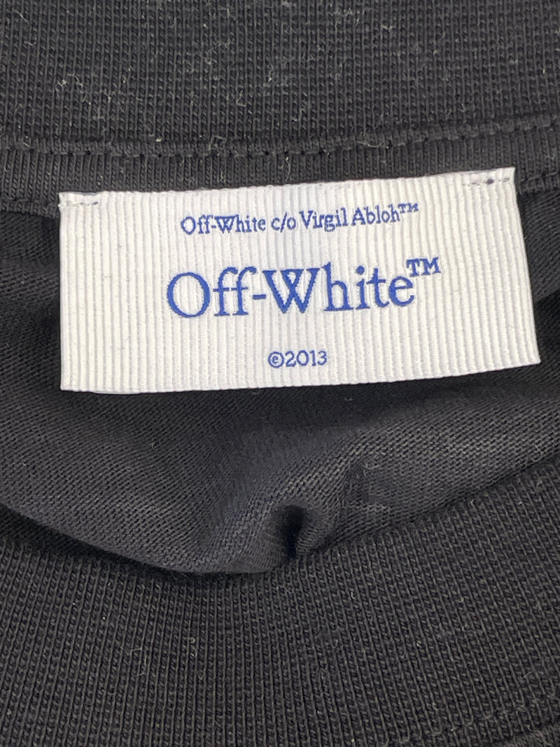 OFF-WHITE/Shirt/S/Cotton/BLK/LOGO/RED
