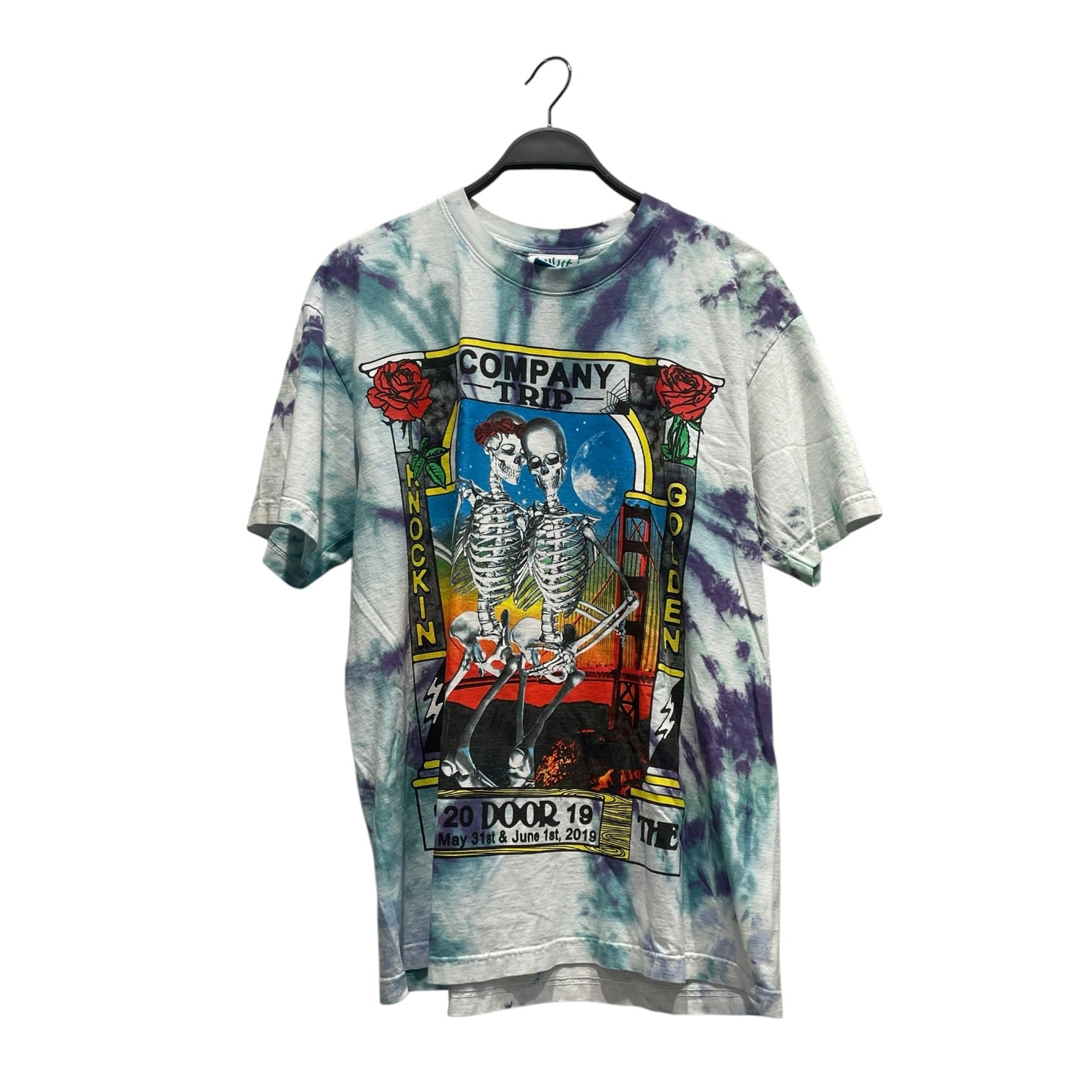 Online Ceramics/T-Shirt/L/Cotton/MLT/All Over Print/Company Trip Tie dye view 1