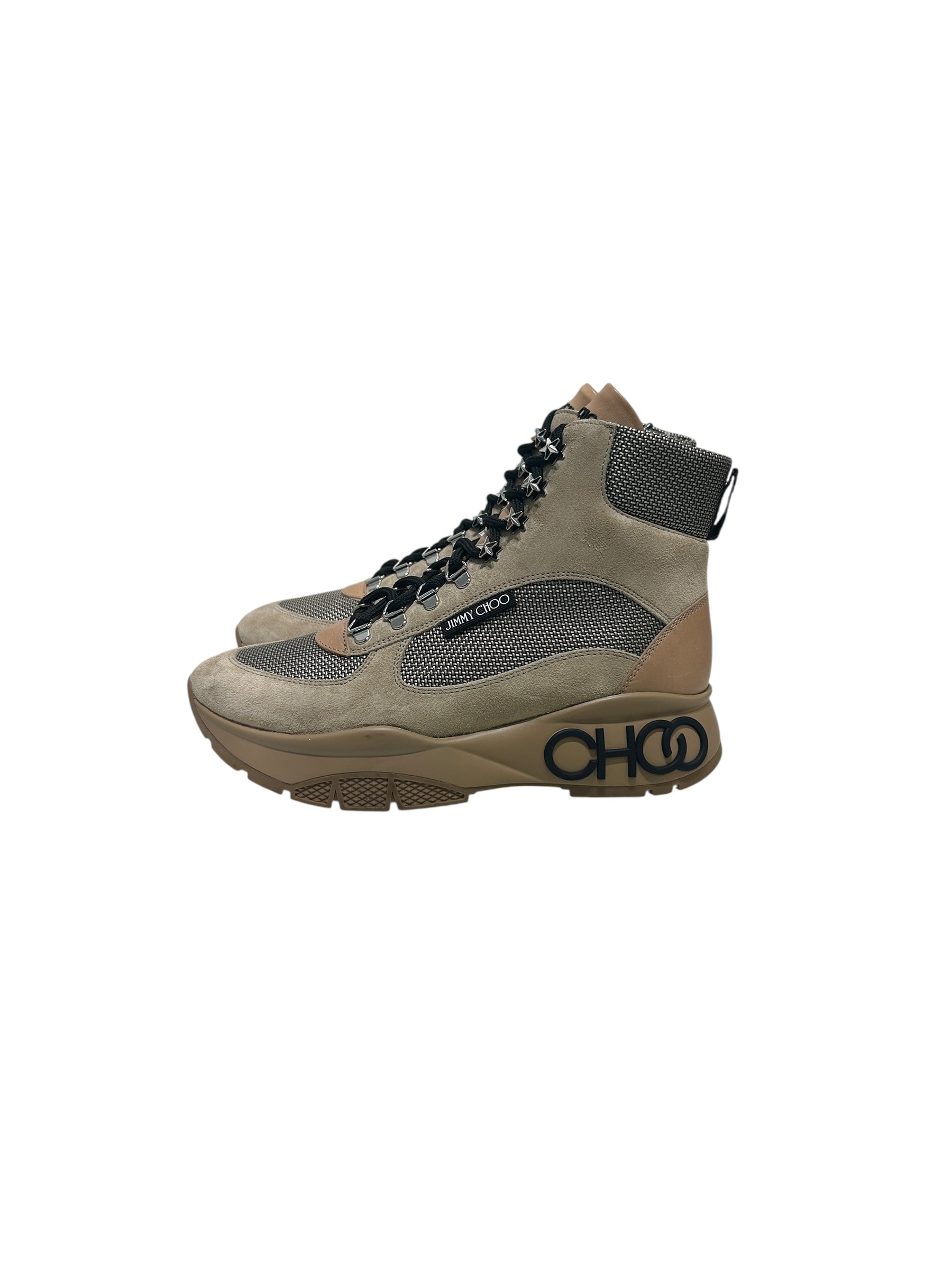 JIMMY CHOO/Trekking Boots/EU 39/Suede/BEG/hiking boot view 5