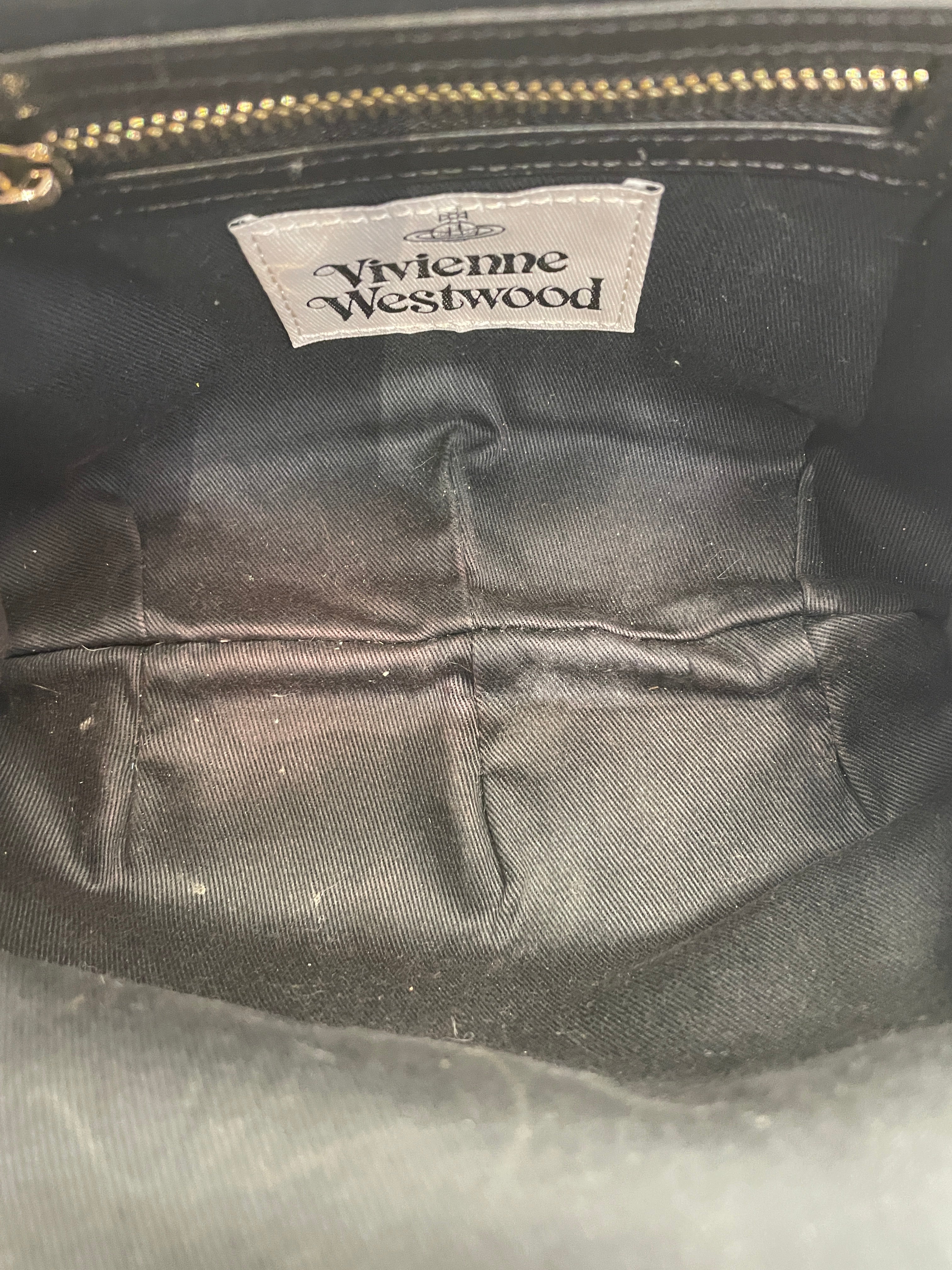 Vivienne Westwood/Cross Body Bag/Leather/BLK/ view 4