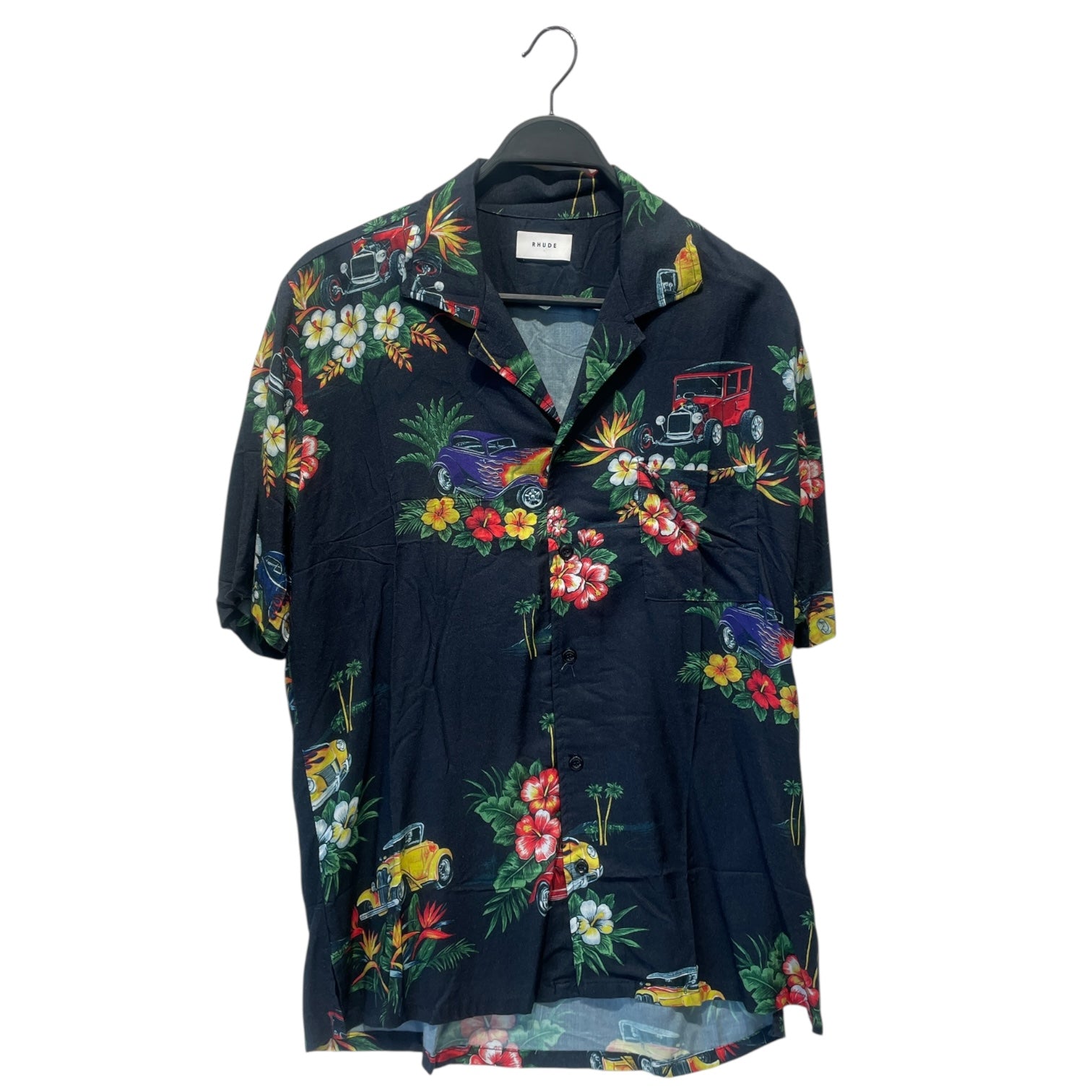 RHUDE/Hawaiian Shirt/M/Rayon/IDG/All Over Print/ view 1