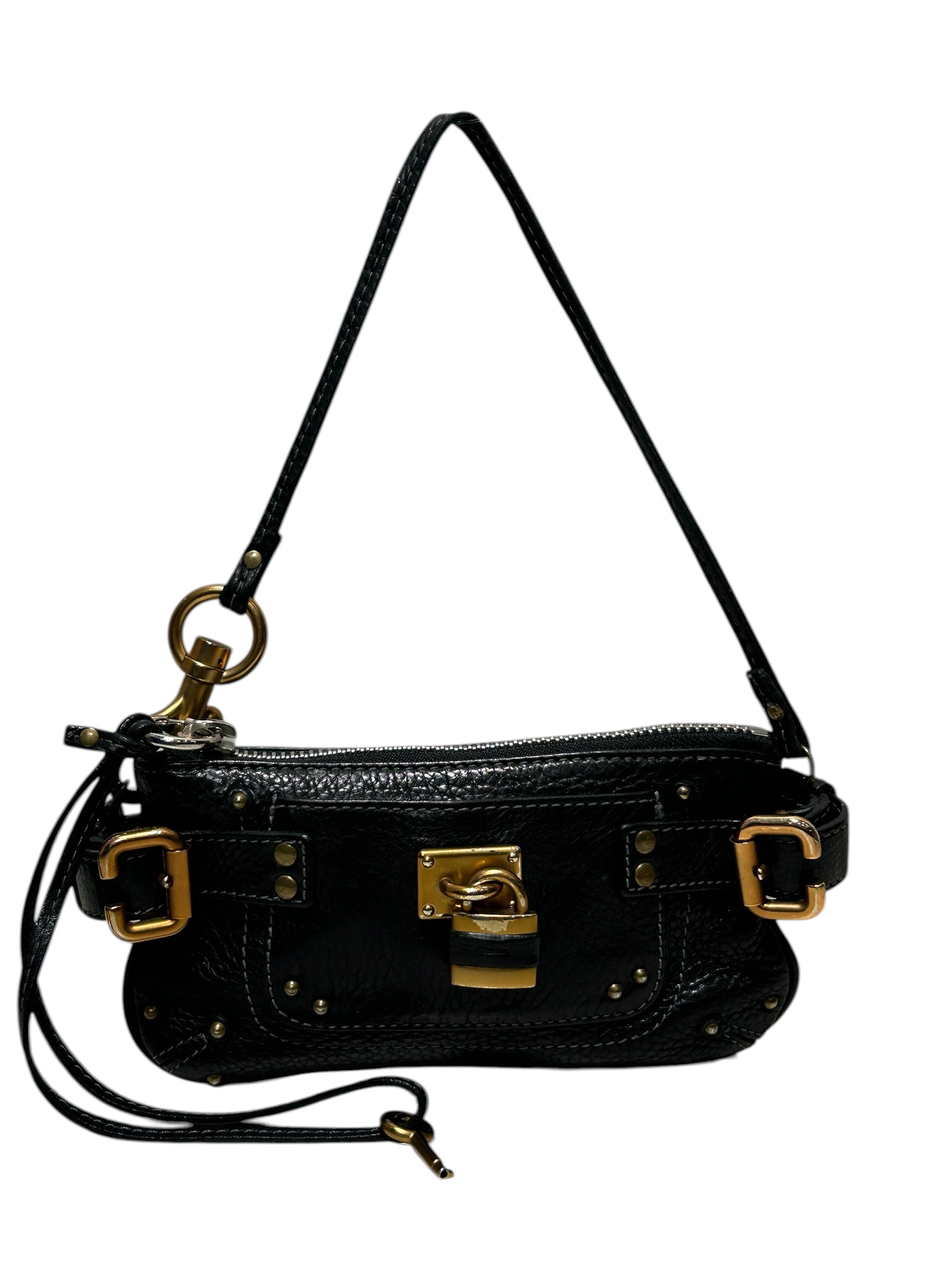 Chloe/Bag/Leather/BLK/PADDINGTON POCHETTE MINI BAG view 1