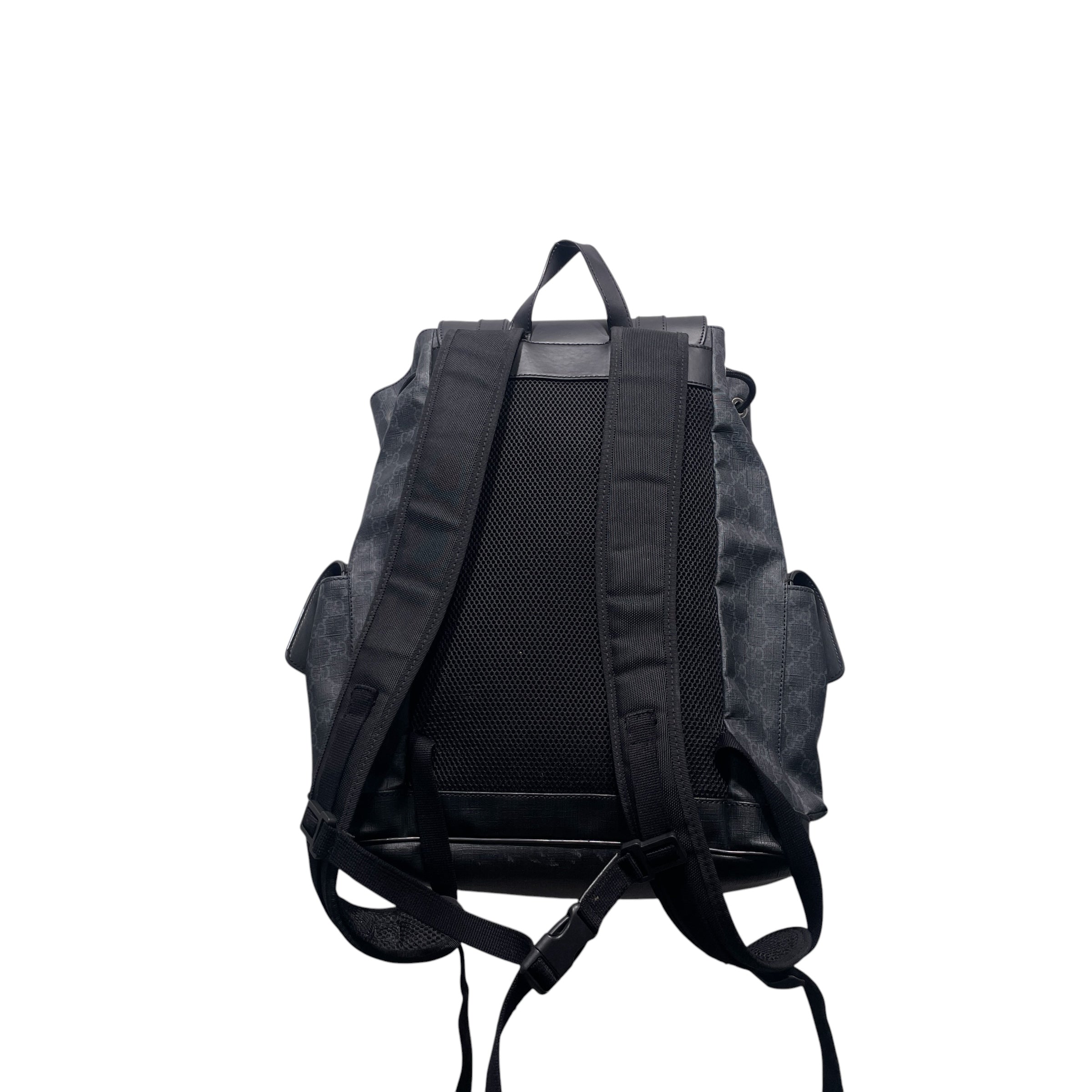 GUCCI/Backpack/Monogram/Acrylic/BLK/SUPREME BACK view 2