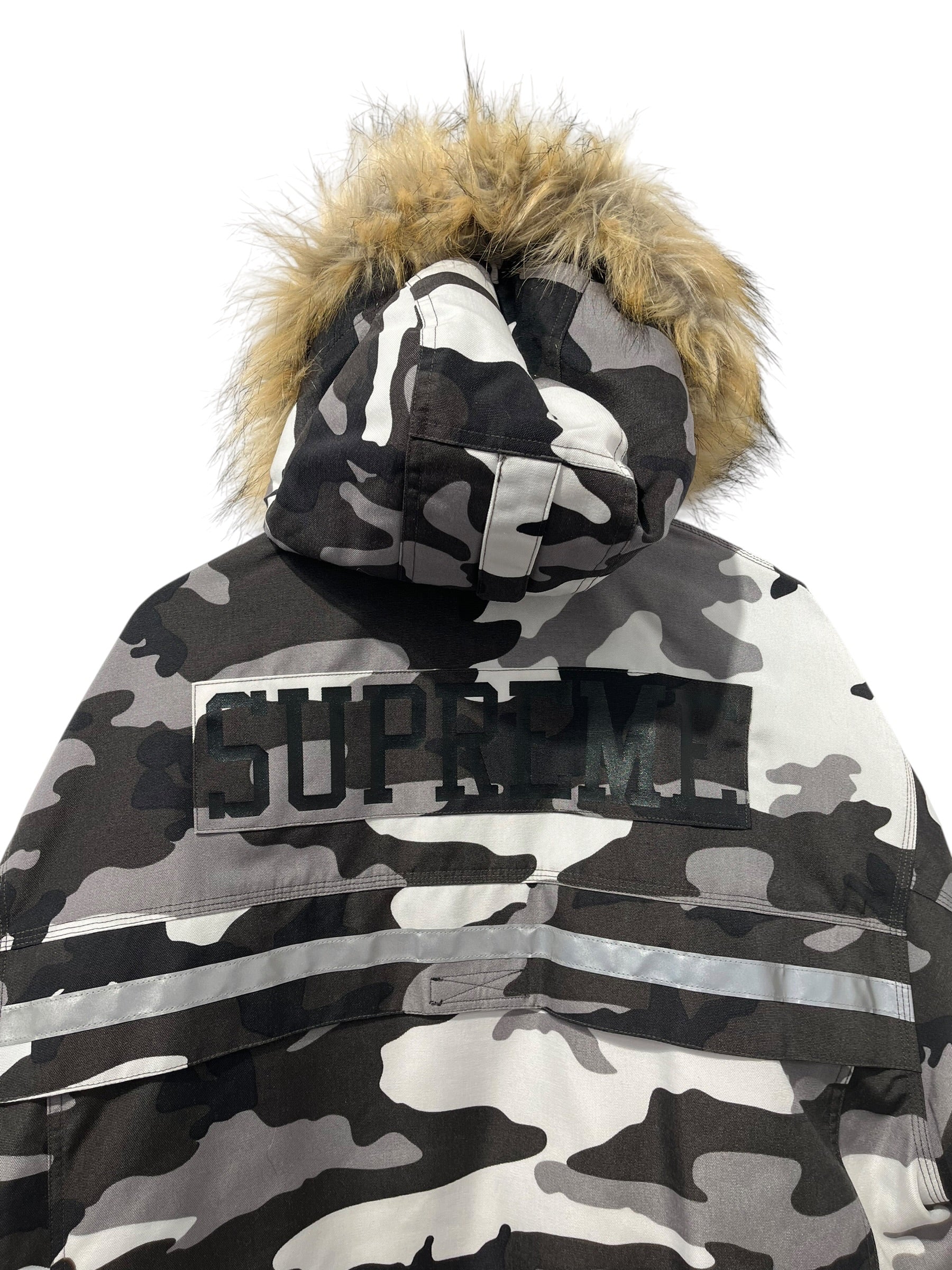 Supreme/Jacket/M/Nylon/WHT/Camouflage/CORDURA SNORKEL SNOW CAMO view 3