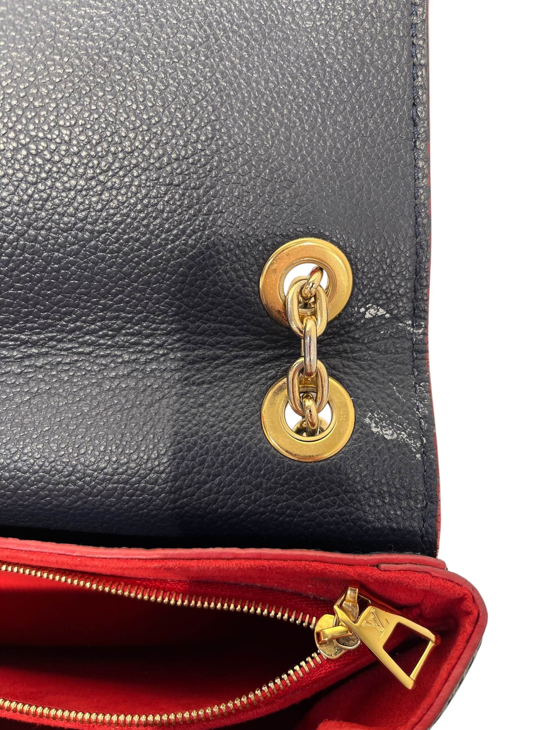 LOUIS VUITTON/Bag/Leather/NVY/VAVIN PM NAVY/RED view 14