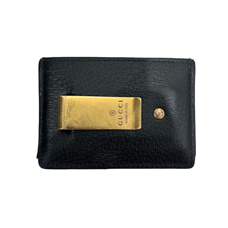 GUCCI/Bifold Wallet/BLK/money clip