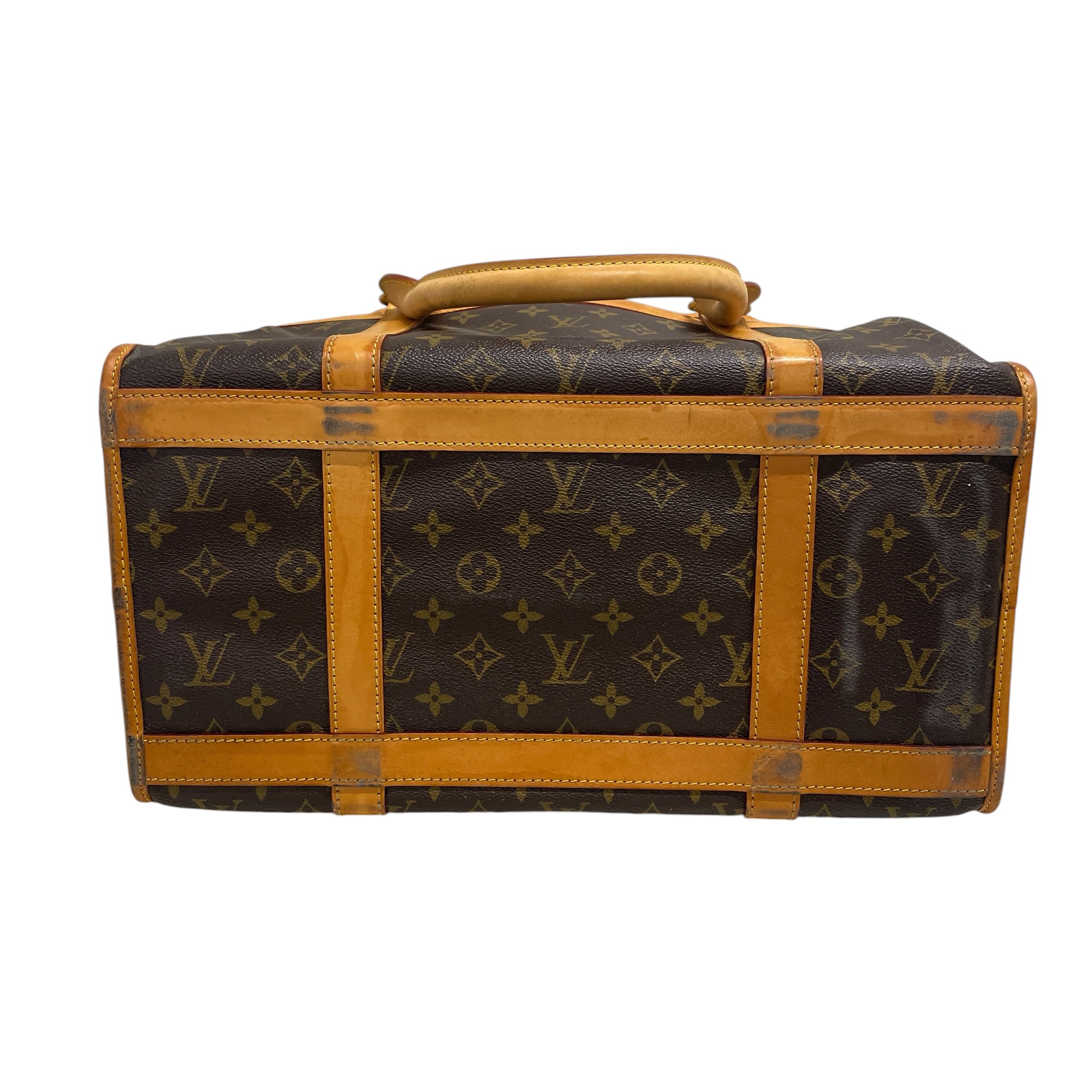 LOUIS VUITTON/Luggage/Monogram/Leather/BRW/DOG CARRIER/ SMALL/ 89T6 view 6
