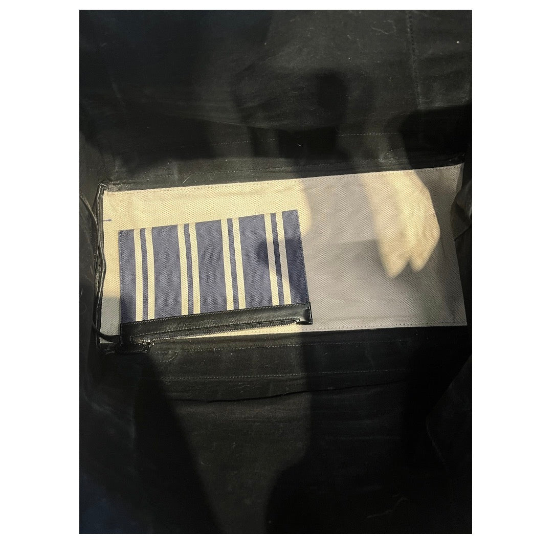BALENCIAGA/Tote Bag/Stripe/NVY/cabas view 4
