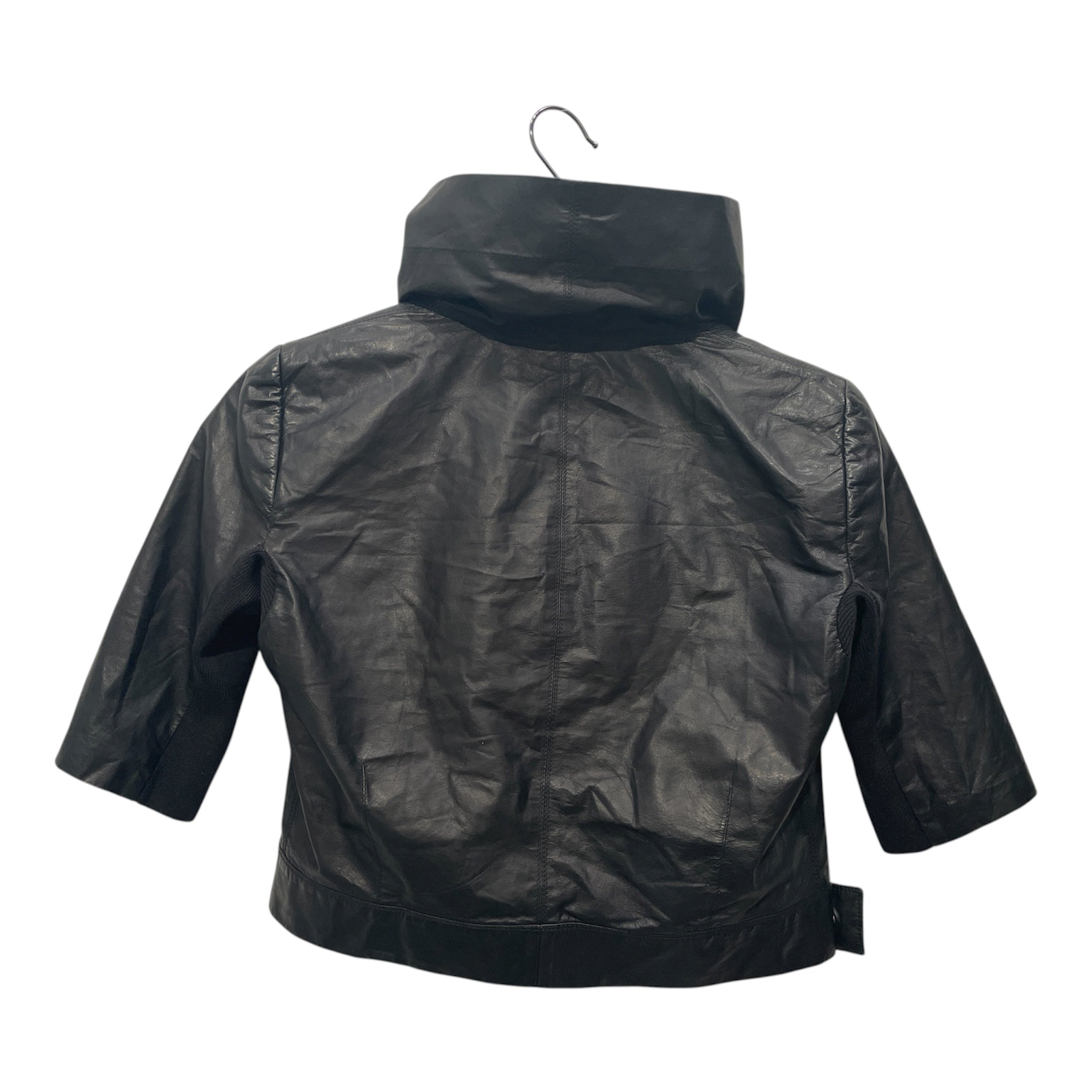 Rick Owens/Leather Jkt/10/Leather/BLK/naska faun ss15 view 2