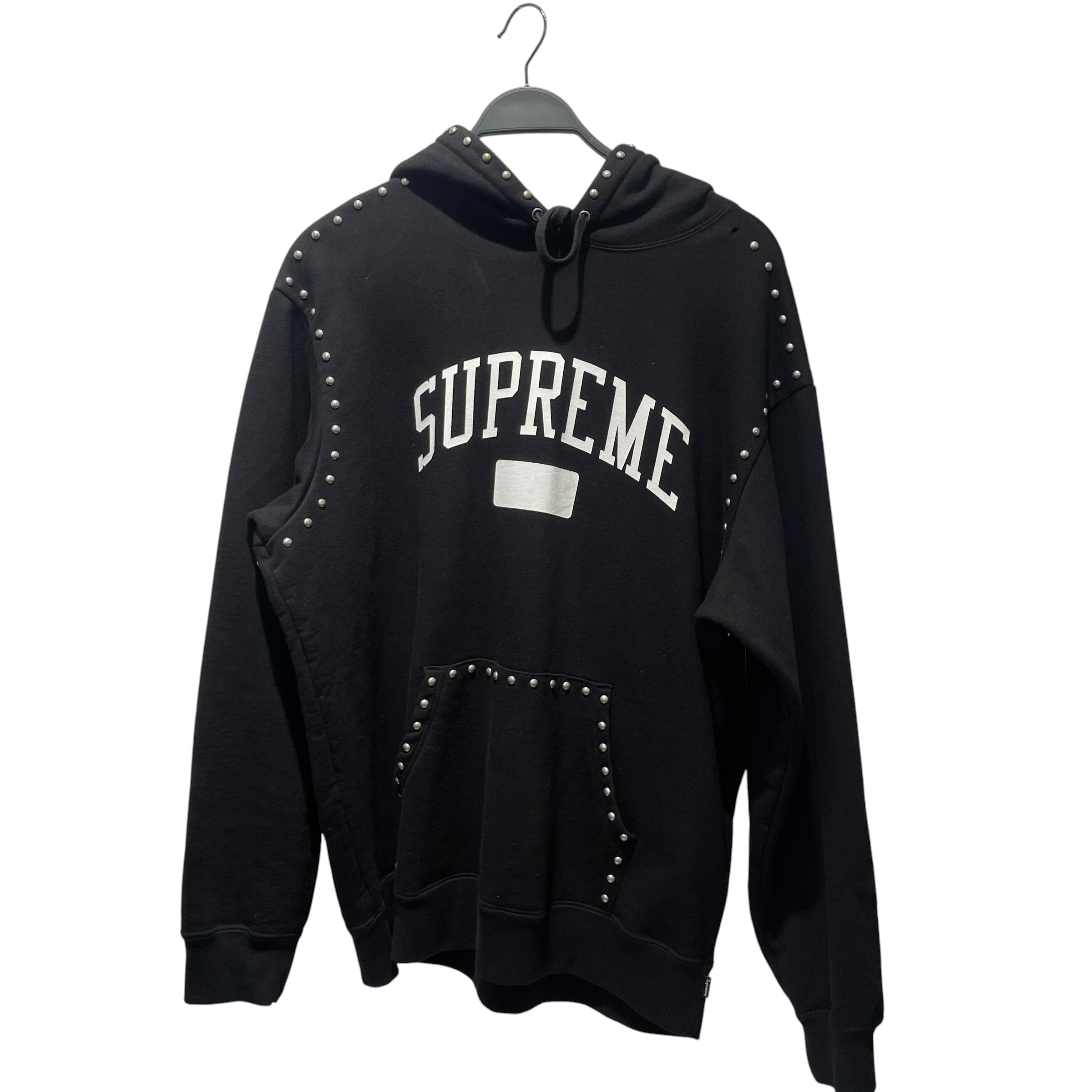 Supreme/Hoodie/L/Cotton/BLK/studded view 1