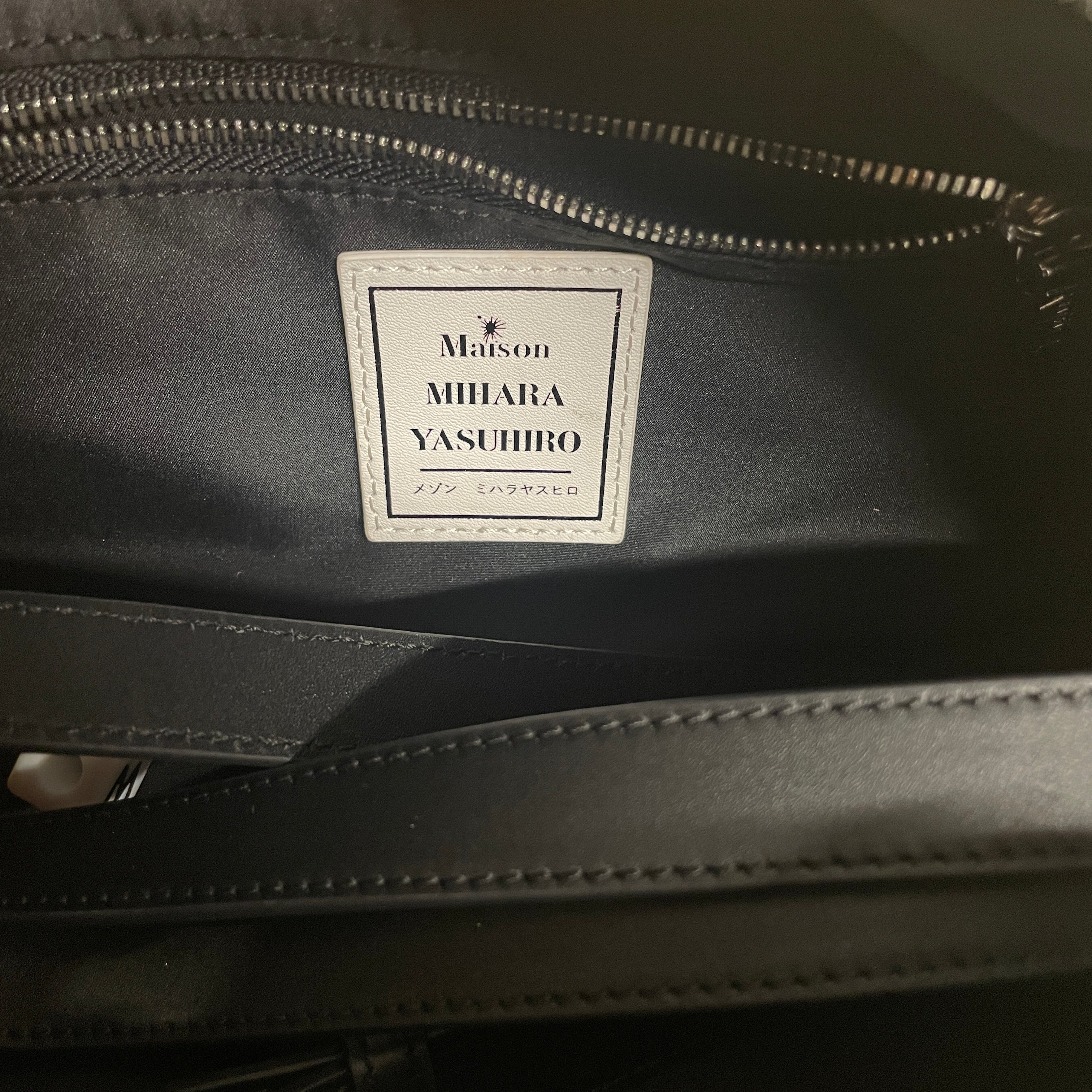 MIHARA YASUHIRO/Bag/Leather/BLK/BANNANA HANDLE/CROSSBDY view 5