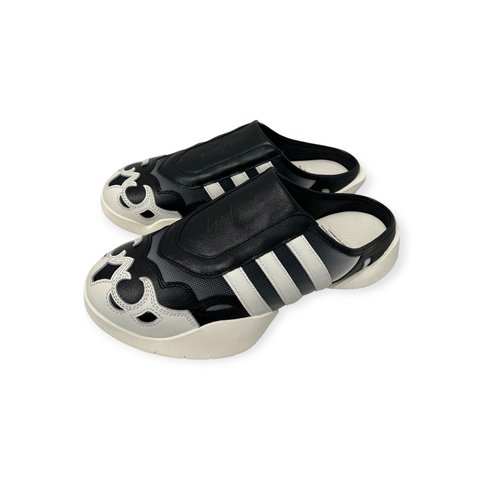 Y-3/Low-Sneakers/US 7.5/Leather/WHT/APX 21T001 7.5 MULE BLACK view 1