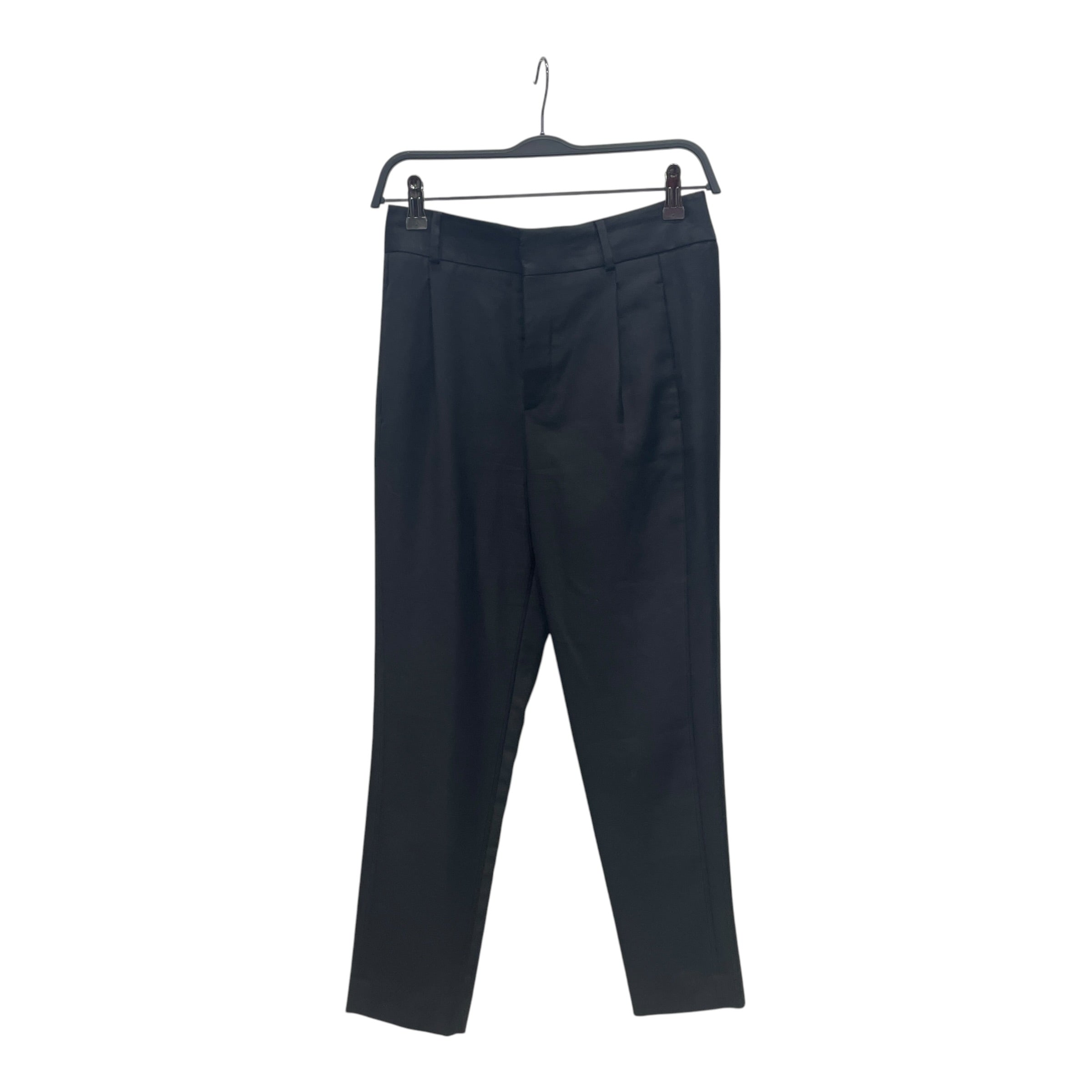 SAINT LAURENT/Skinny Pants/34/Polyester/BLK/PLEATED TROUSER view 1
