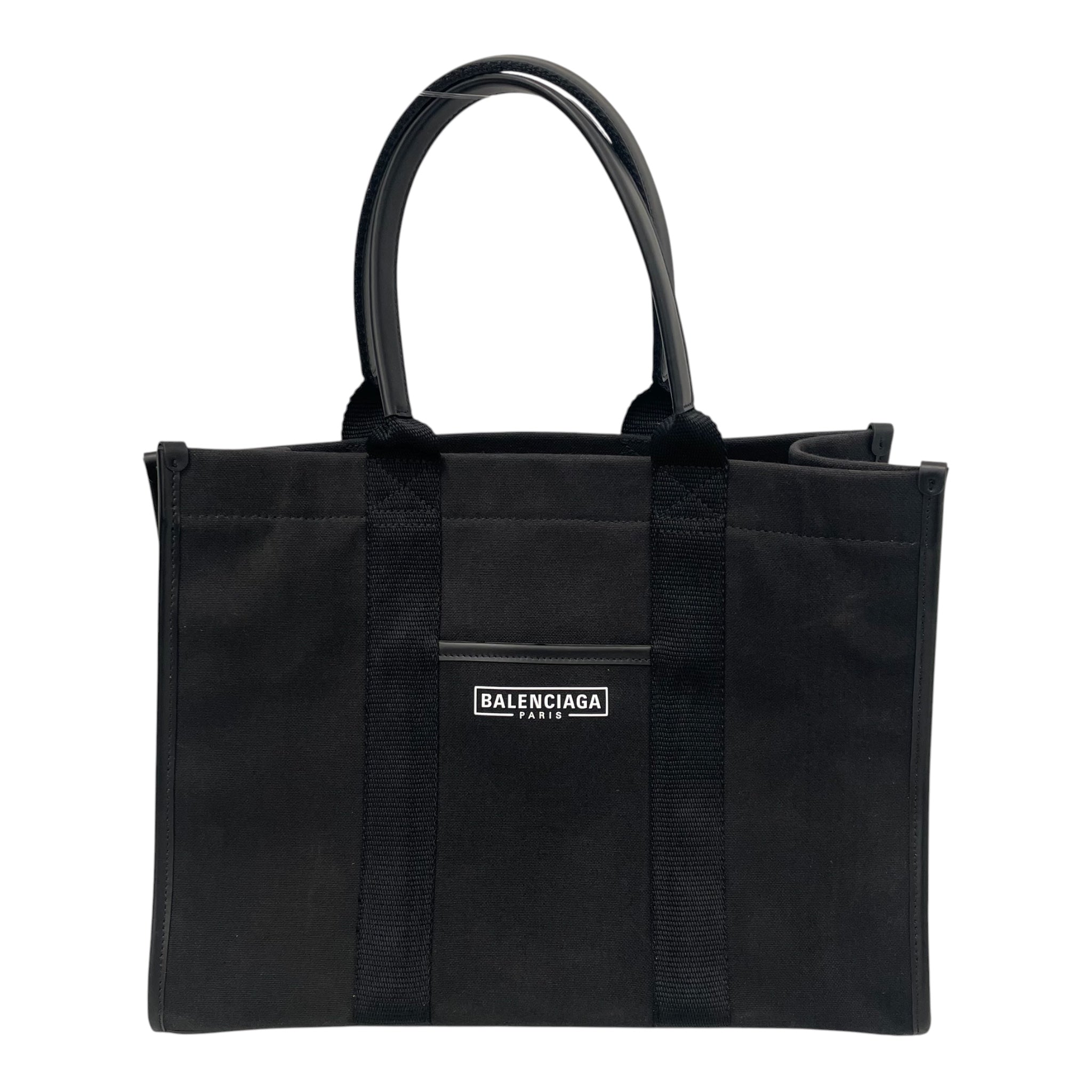 BALENCIAGA/Tote Bag/Linen/BLK/ view 1
