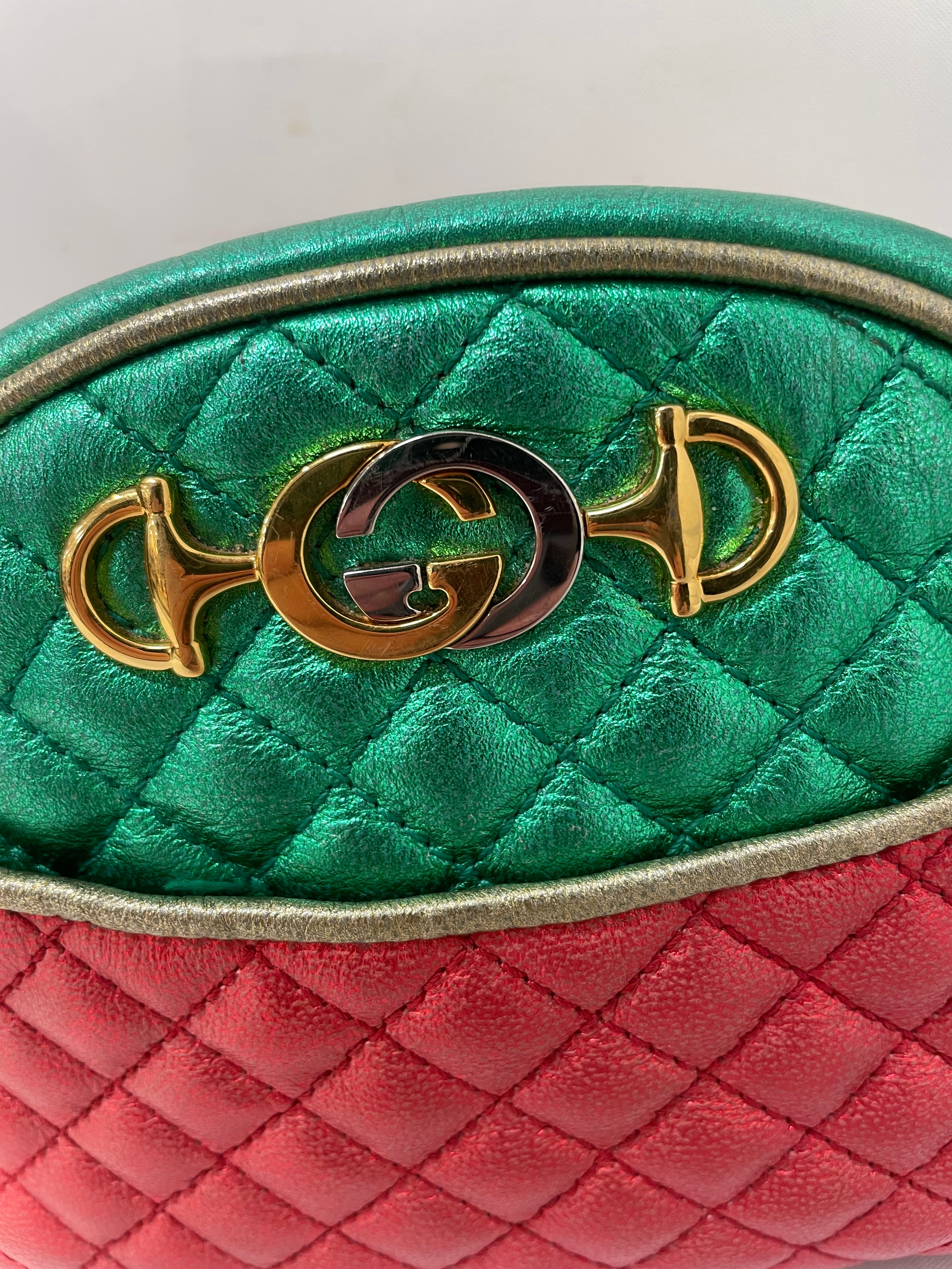 GUCCI/Cross Body Bag/Leather/MLT/Quilted Zumi view 6