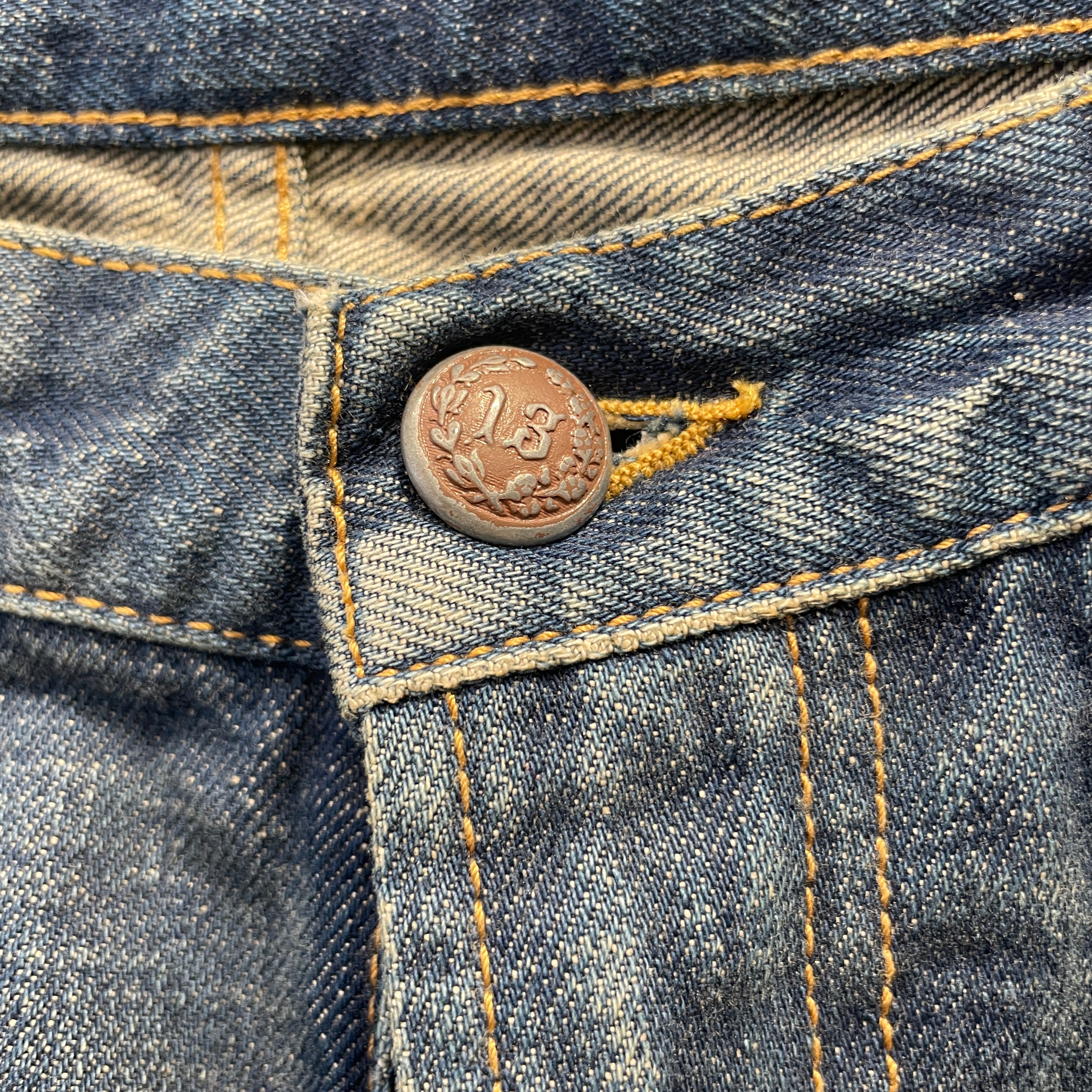 R13/Wide Leg Pants/25/Denim/IDG/EXTREME BARREL LEG view 4