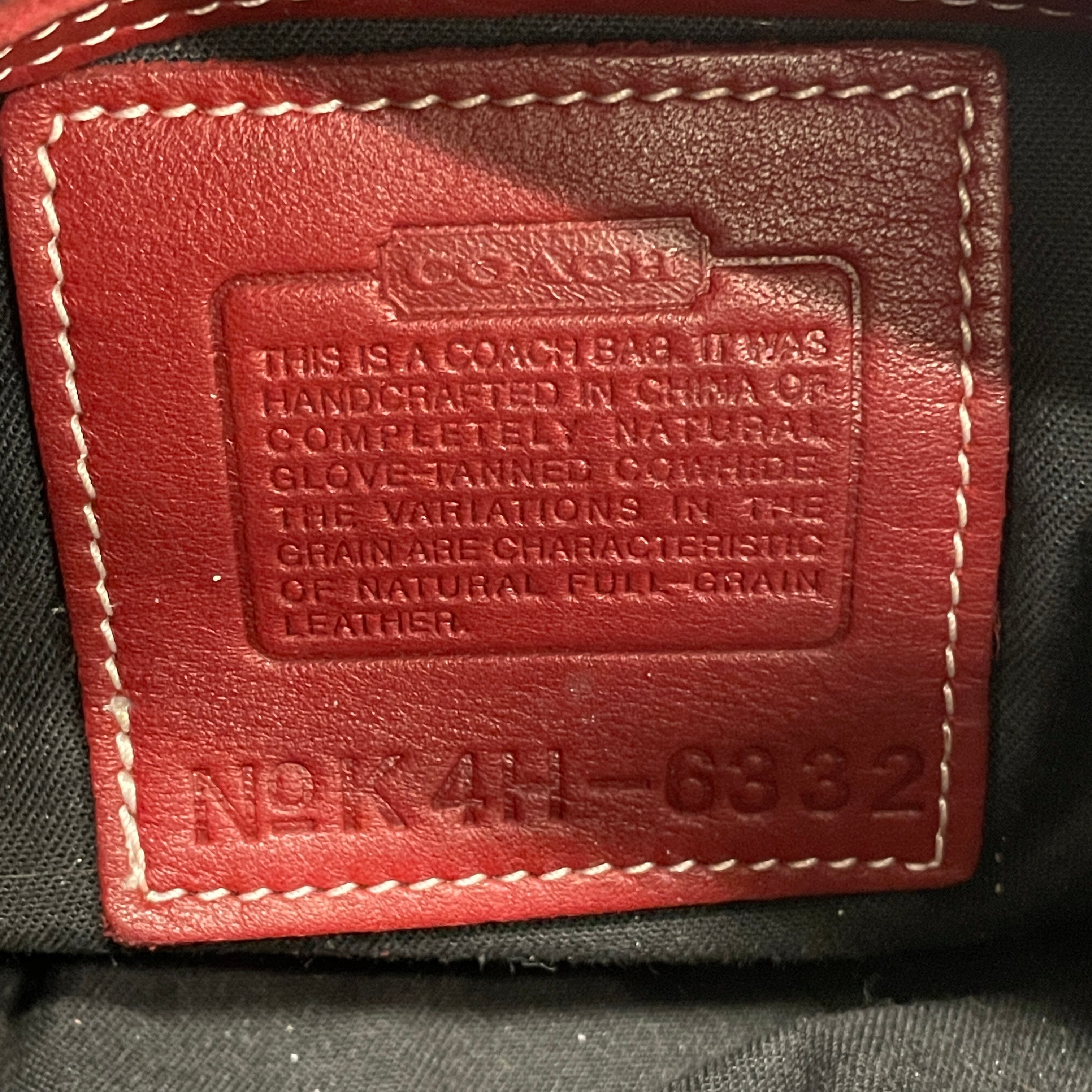 COACH/Hand Bag/Monogram/Cotton/RED/MONOGRAM DEMI view 4