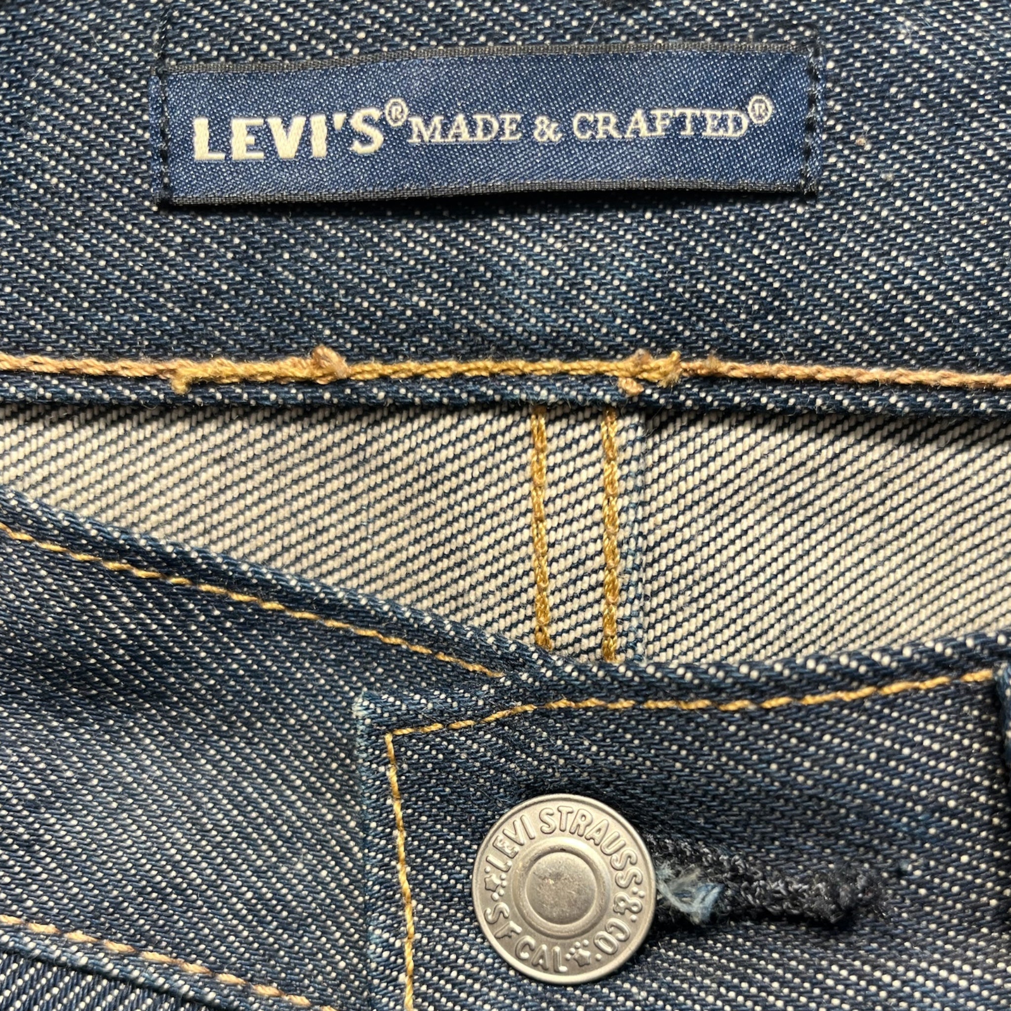 LEVI'S MADE&CRAFTED/Straight Pants/30/Cotton/NVY/ view 4
