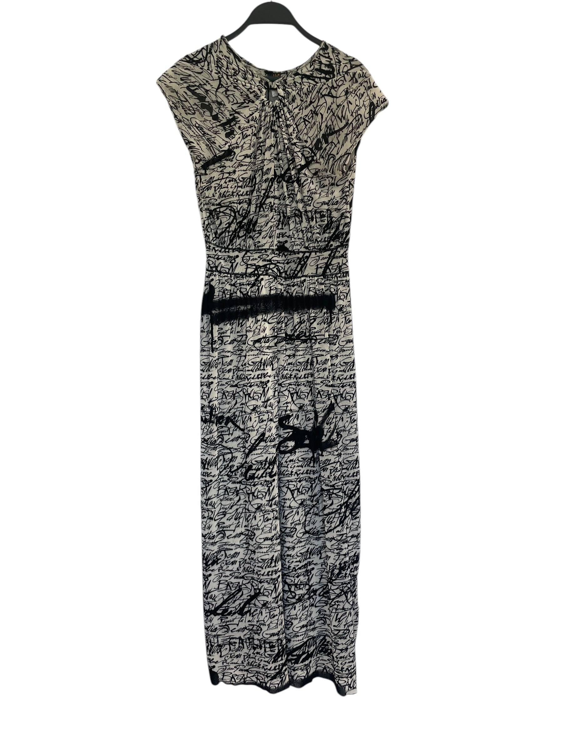 Jean Paul Gaultier/SL Dress/S/All Over Print/Nylon/WHT/#20908719002 view 1
