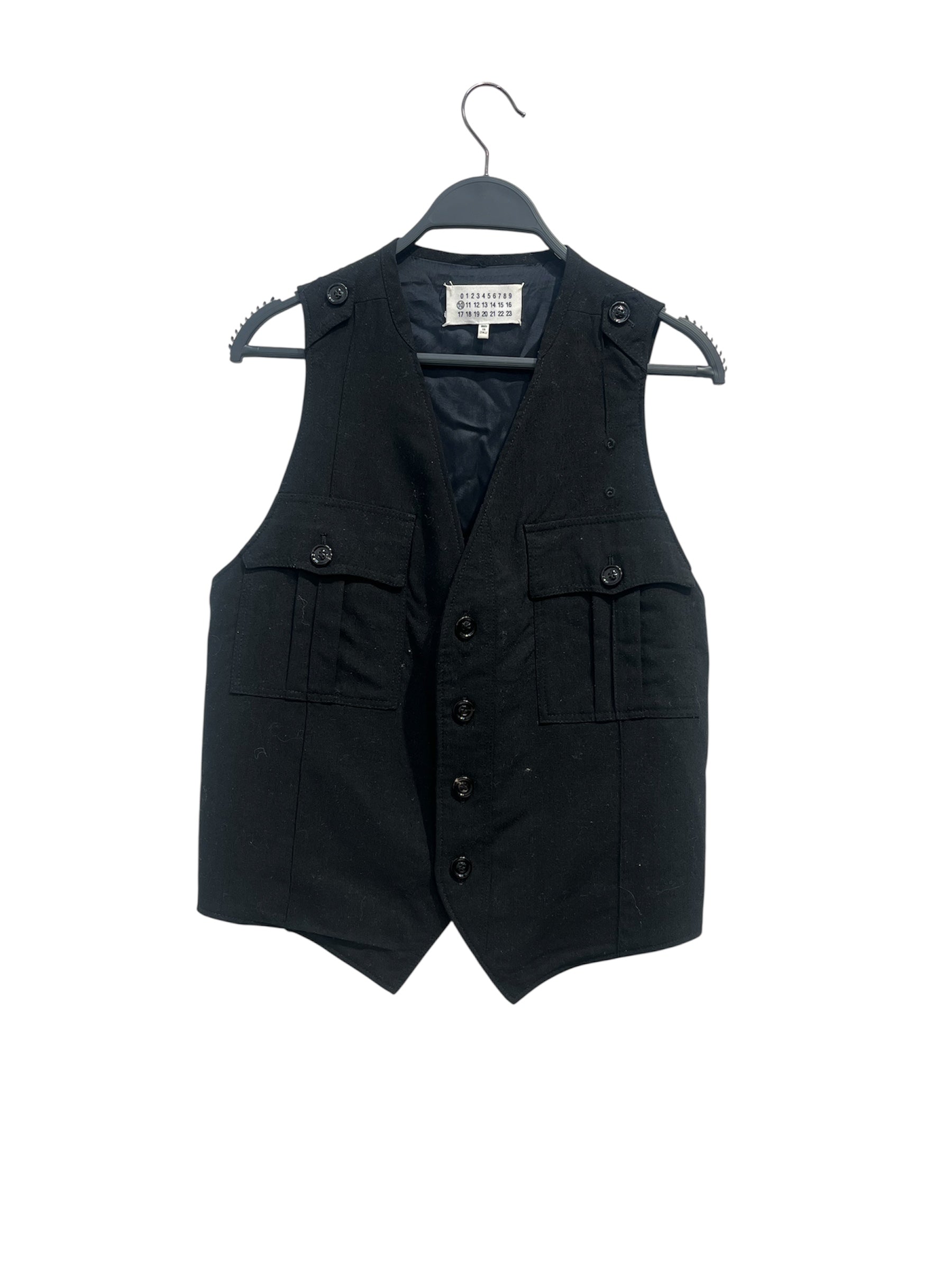 Maison Margiela/Vest/42/Wool/BLK/WOOL VEST view 1