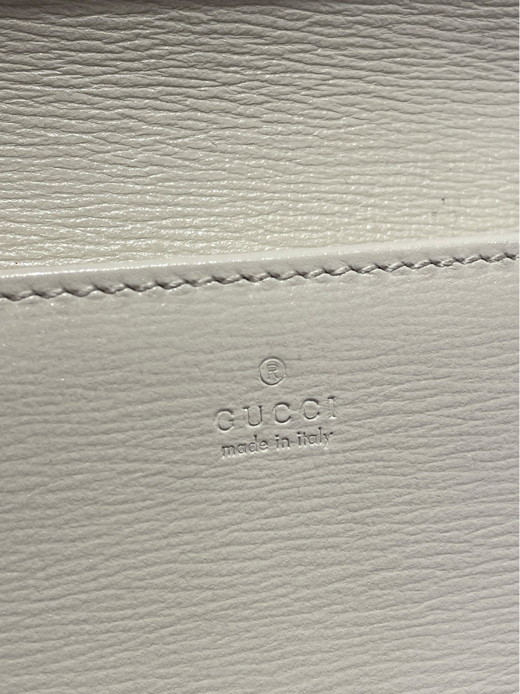 GUCCI/Cross Body Bag/Monogram/Leather/CRM/Horsebit 1955 view 4