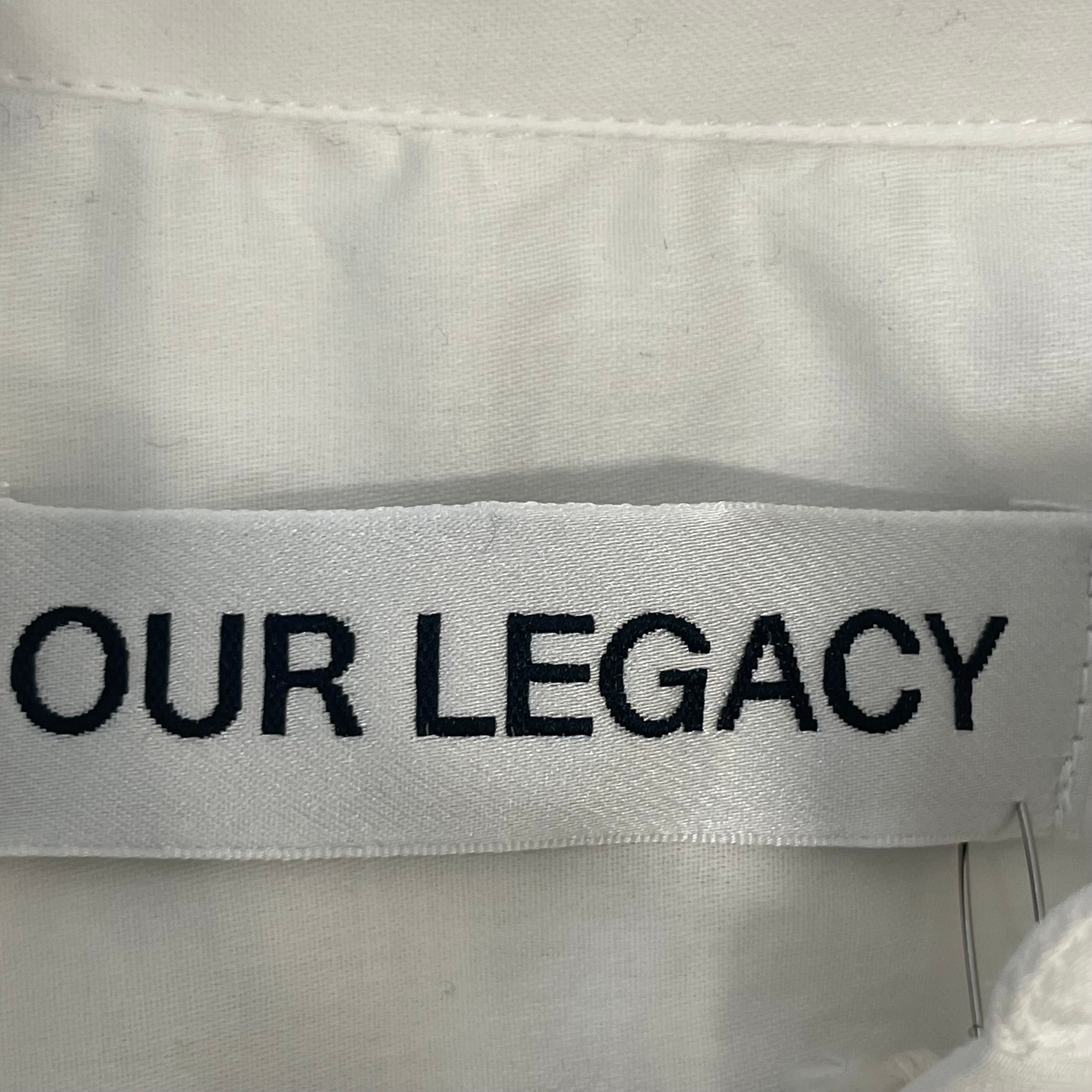 our legacy/3|4 T-Shirt/36/Cotton/WHT/white frill top view 3