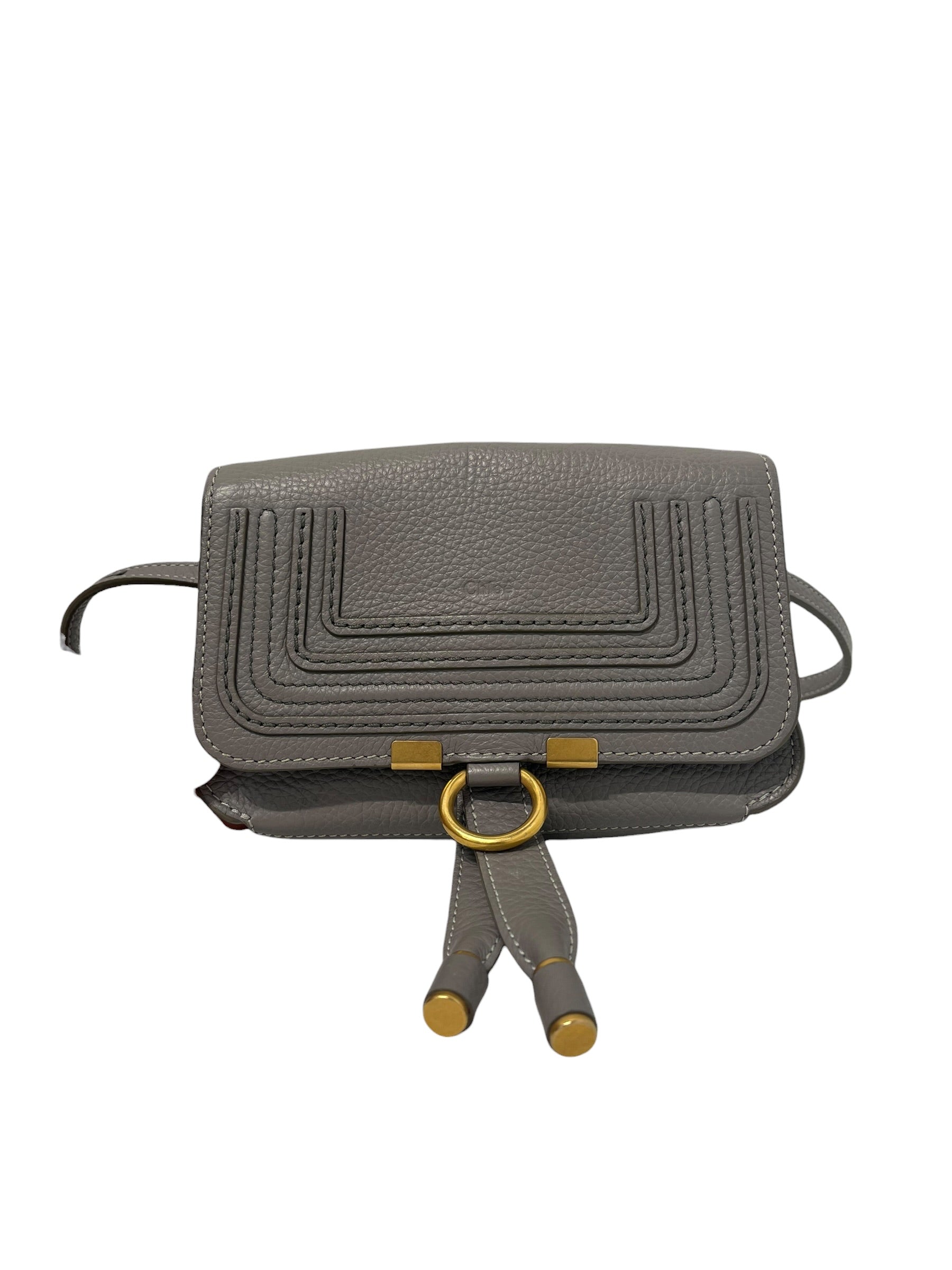 Chloe/Bag/Leather/GRY/GOLD HARDWARE O RING view 6