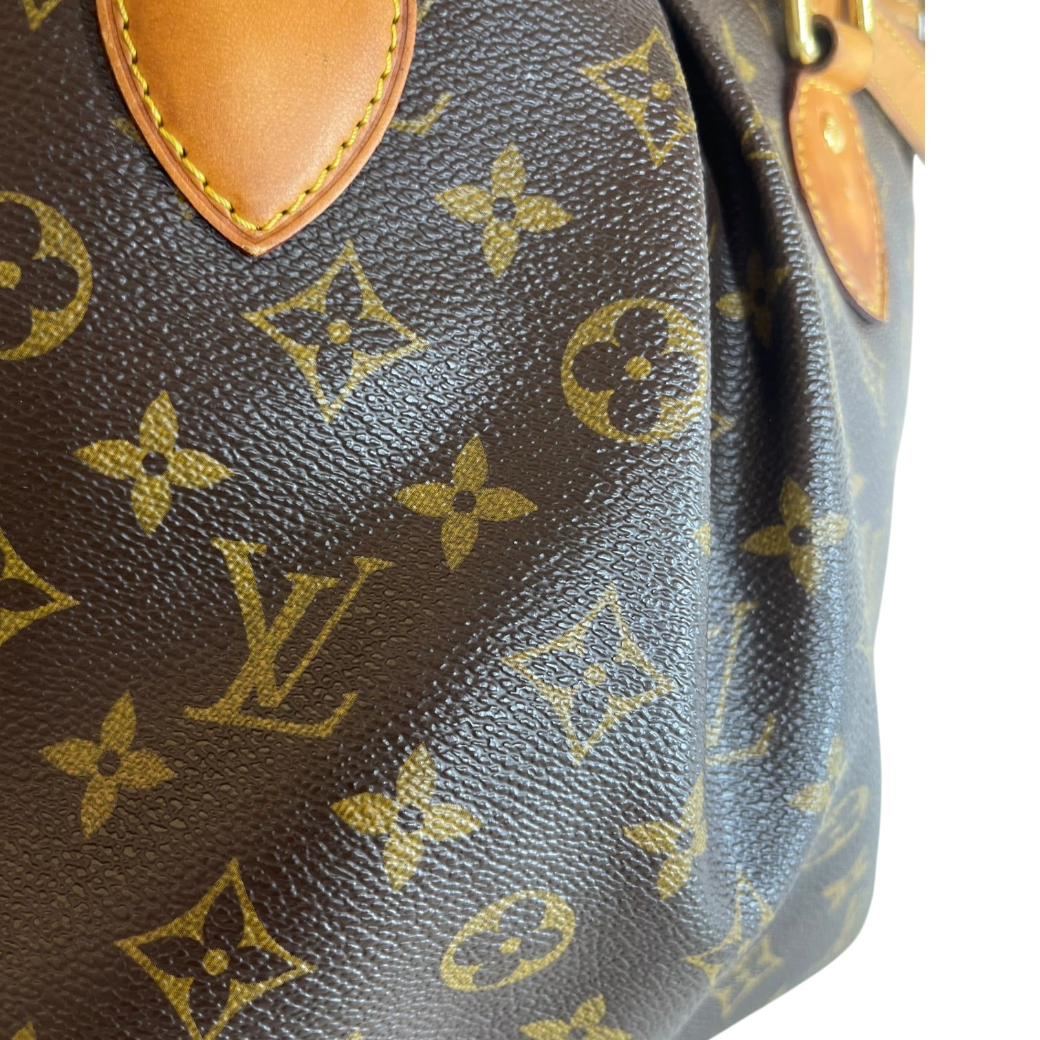 LOUIS VUITTON/Hand Bag/All Over Print/Leather/BRW/Palmero Monogram view 4