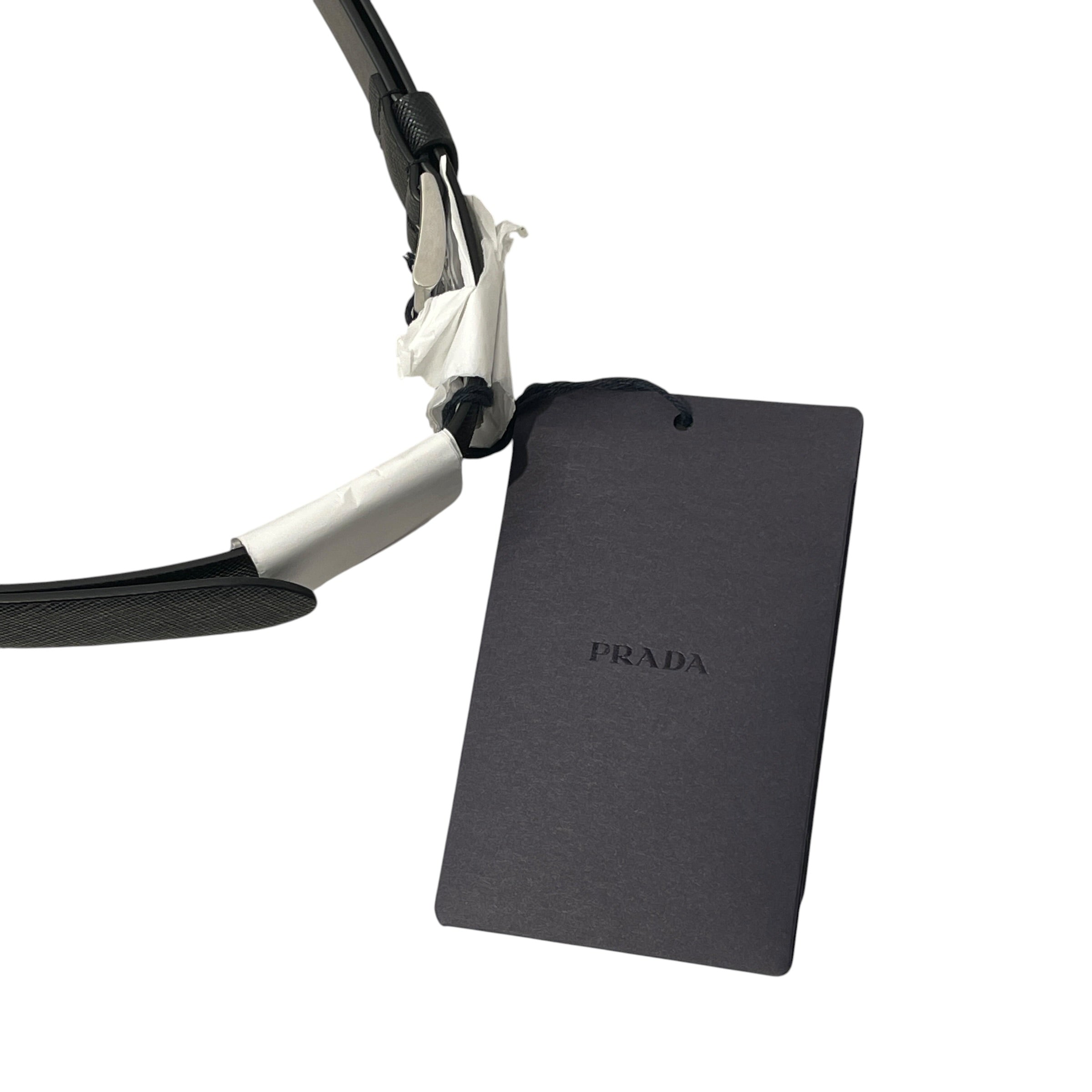 PRADA/Clutch Bag/Leather/BLK/SAFFIANO POCKET BELT BAG view 5