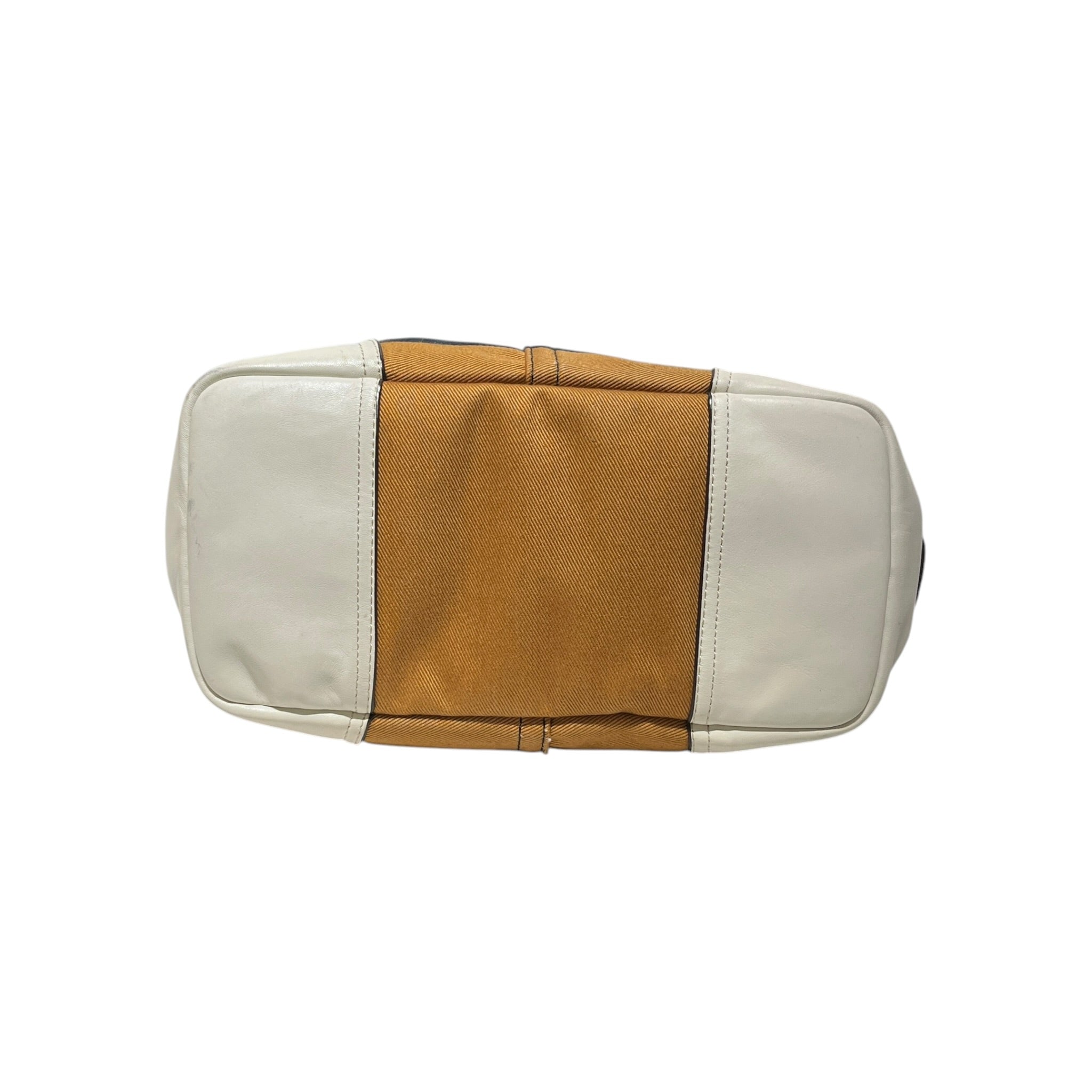 COACH/Hand Bag/Stripe/Leather/NVY/HADLEY CANVAS view 3