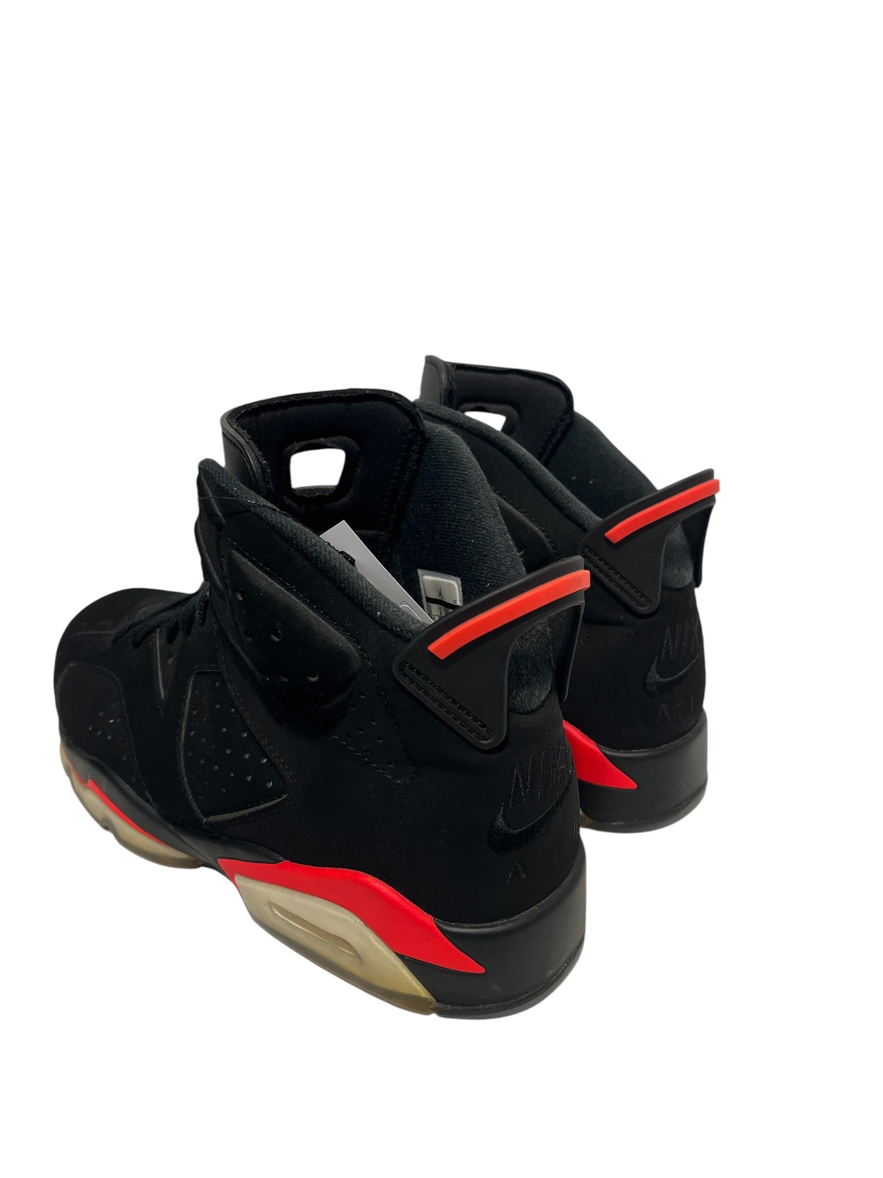 NIKE/AIR JORDAN 6 RETRO/Hi-Sneakers/US 9/Houndstooth Check/Suede/BLK/384664-060 view 2