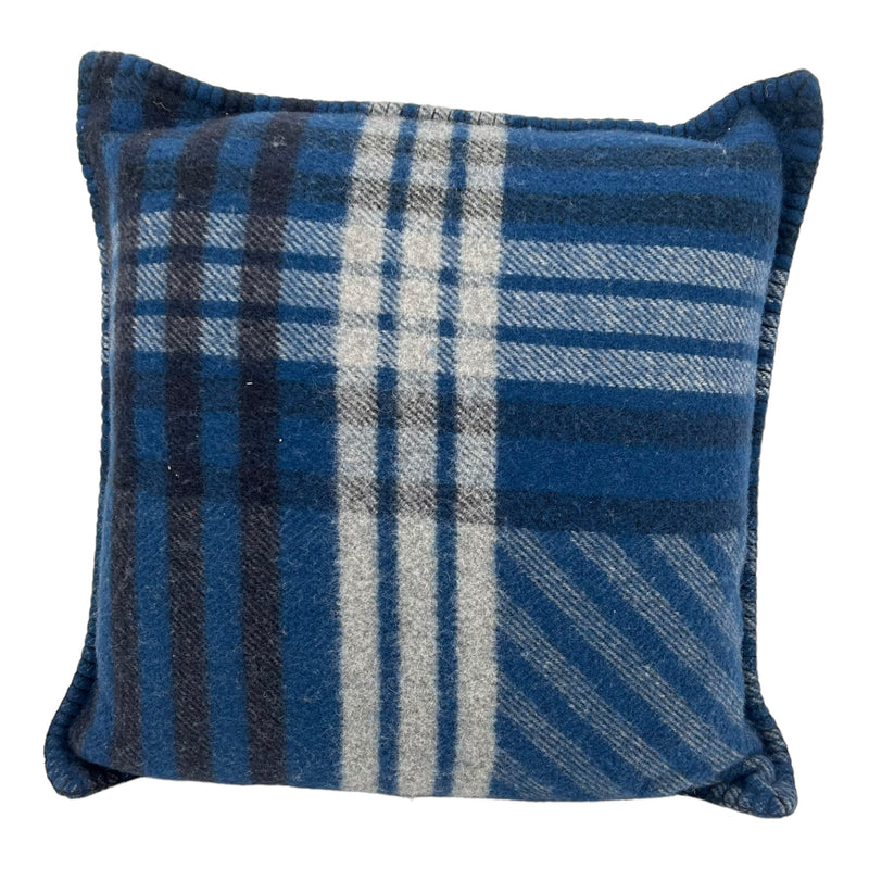 HERMES/CouchPillow/Other/Wool/Plaid/