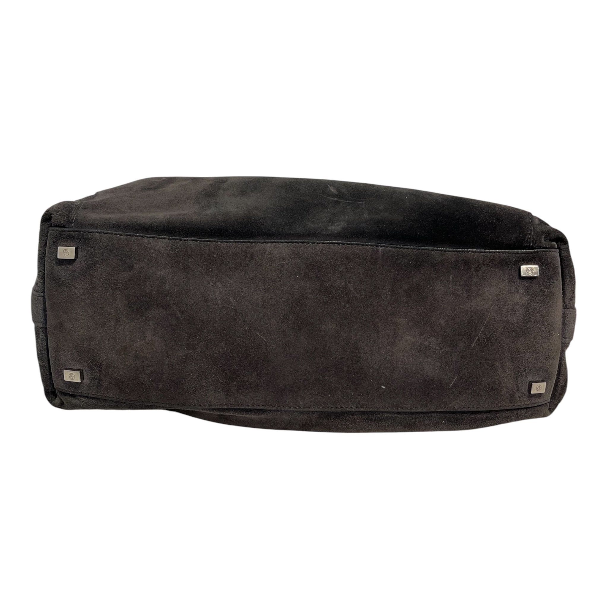 THE ROW/Bag/Suede/GRY/sidekick two silver hardwre view 3