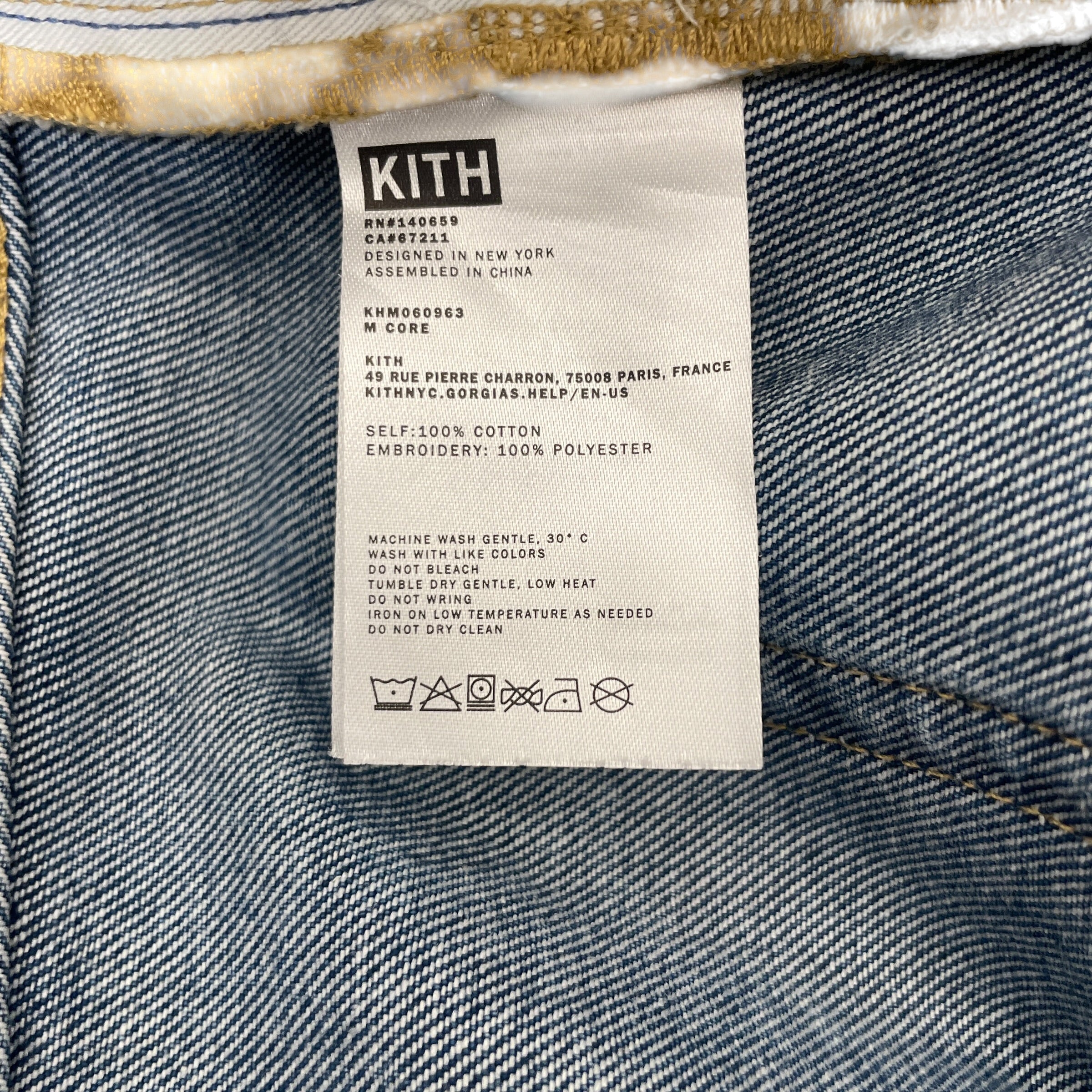 KITH/Pants/32/Cotton/BLU/LOGO view 3