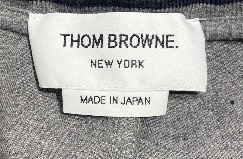 THOM BROWNE. NEW YORK/Pants/L/Cotton/GRY/Joggers/Stripe/