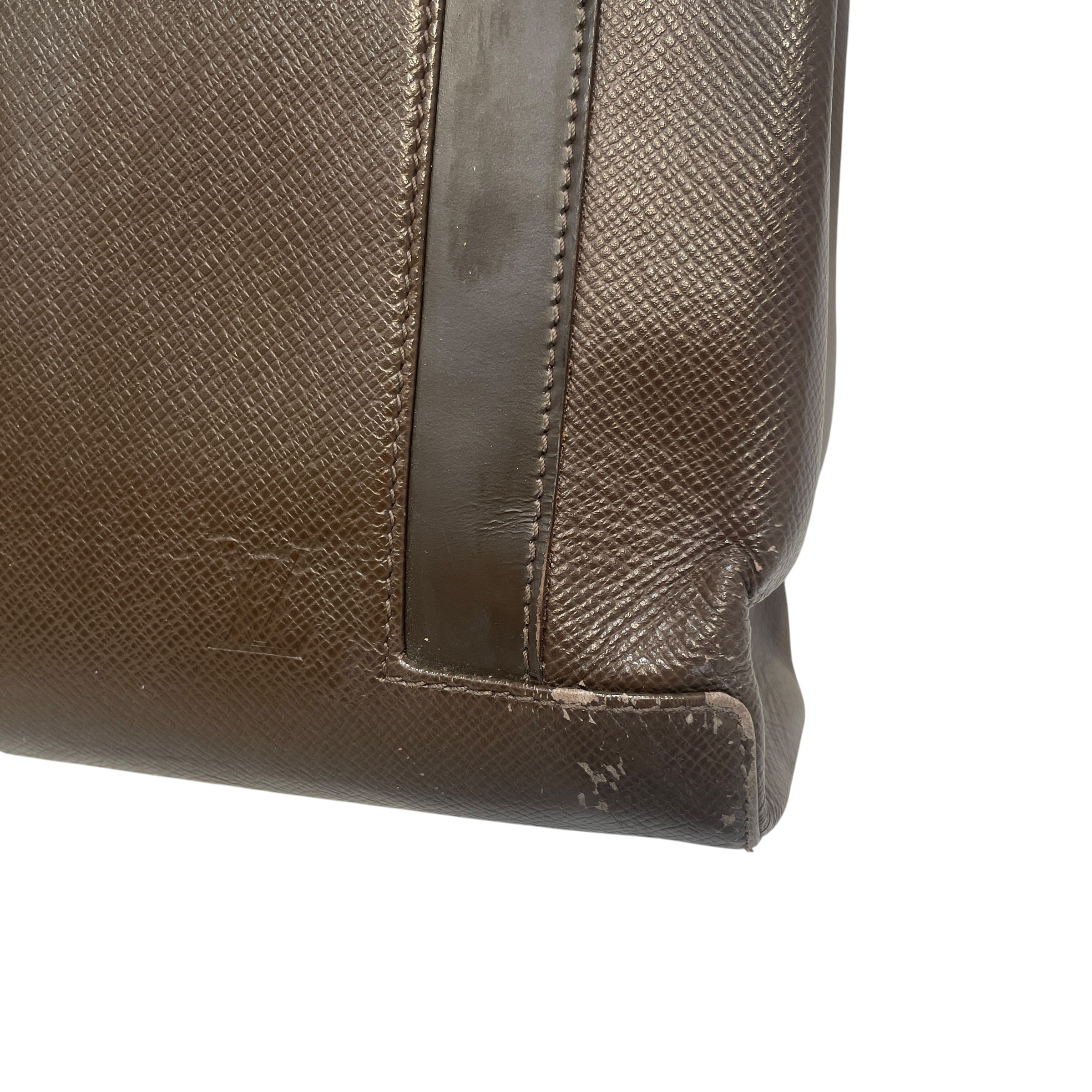 LOUIS VUITTON/Bag/Leather/BRW/Taiga Kasbek PM Tote view 3