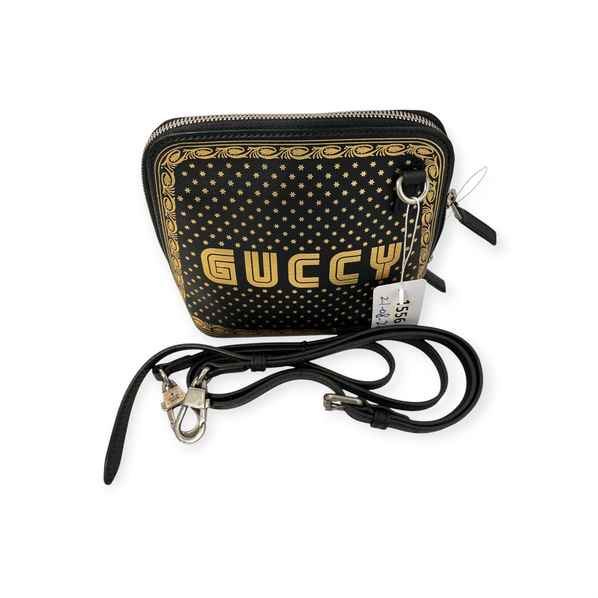 GUCCI/Pouch/All Over Print/Leather/BLK/SEGA GUCCY STARS MINI DOME view 8