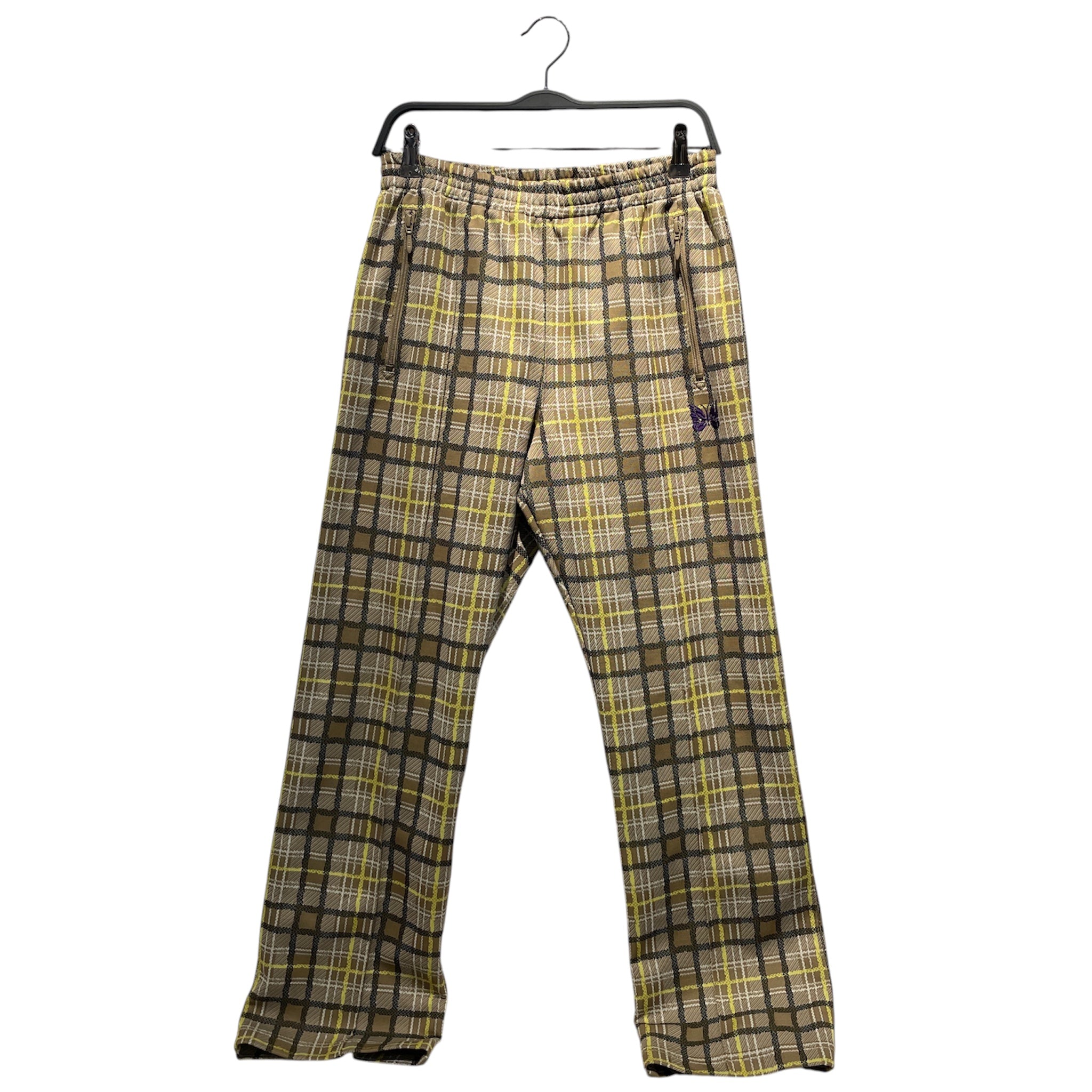 Needles/Straight Pants/S/Polyester/BEG/Plaid/Plaid Track Pants view 1