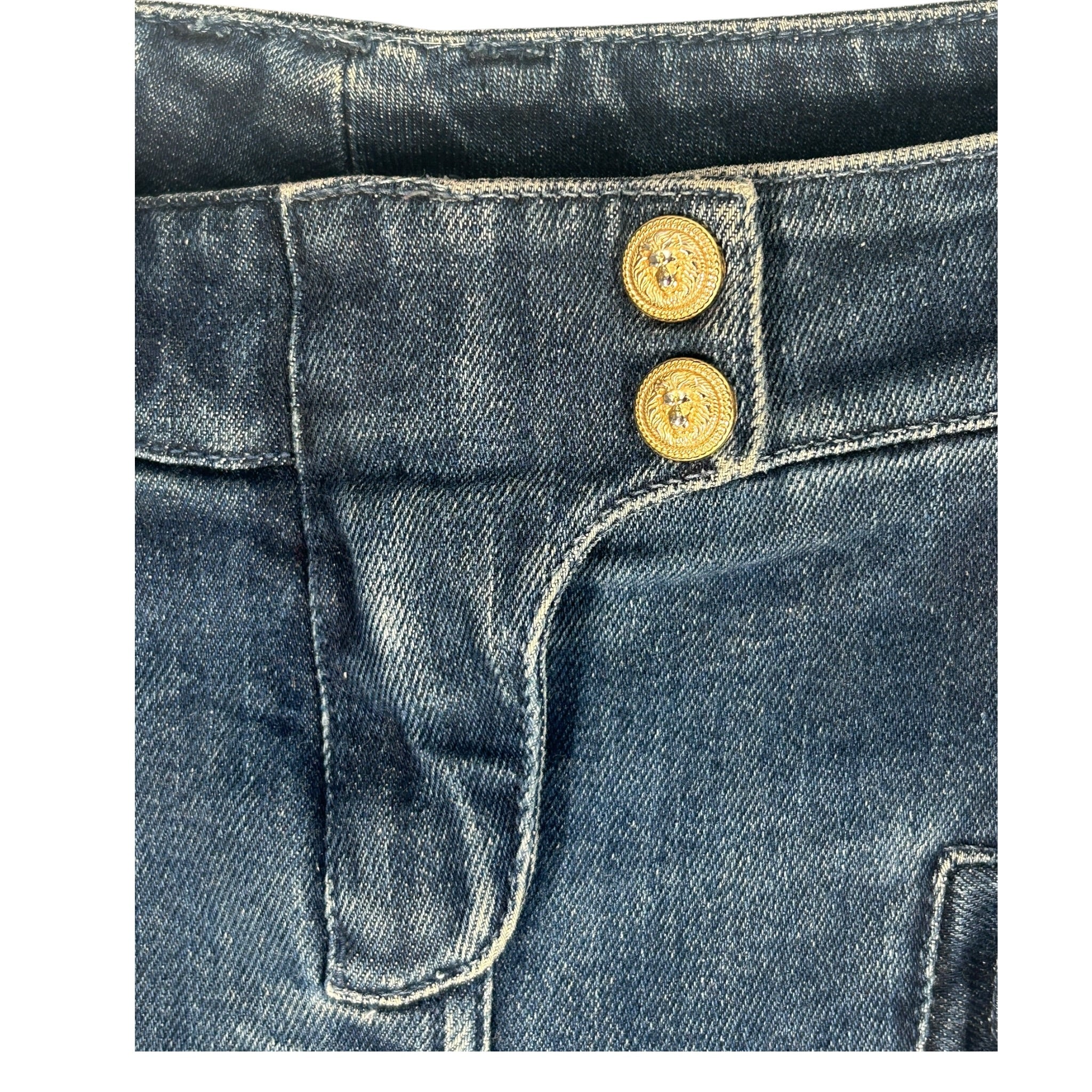 BALMAIN/Bottoms/38/Cotton/BLU/0556-264N view 3