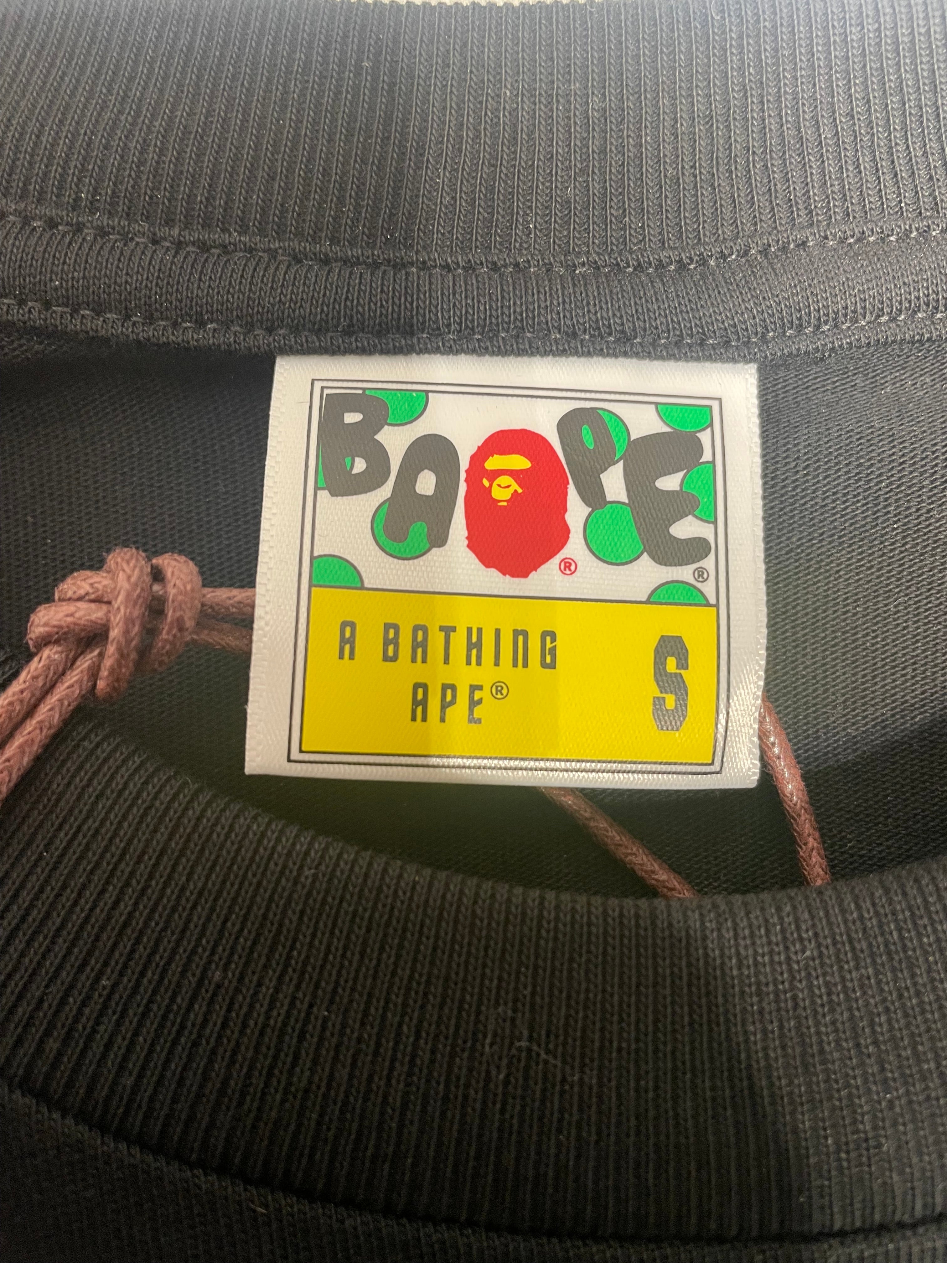 A BATHING APE/KIDSUPER STUDIOS/T-Shirt/S/Cotton/BLK/Graphic/BAPEISM view 3
