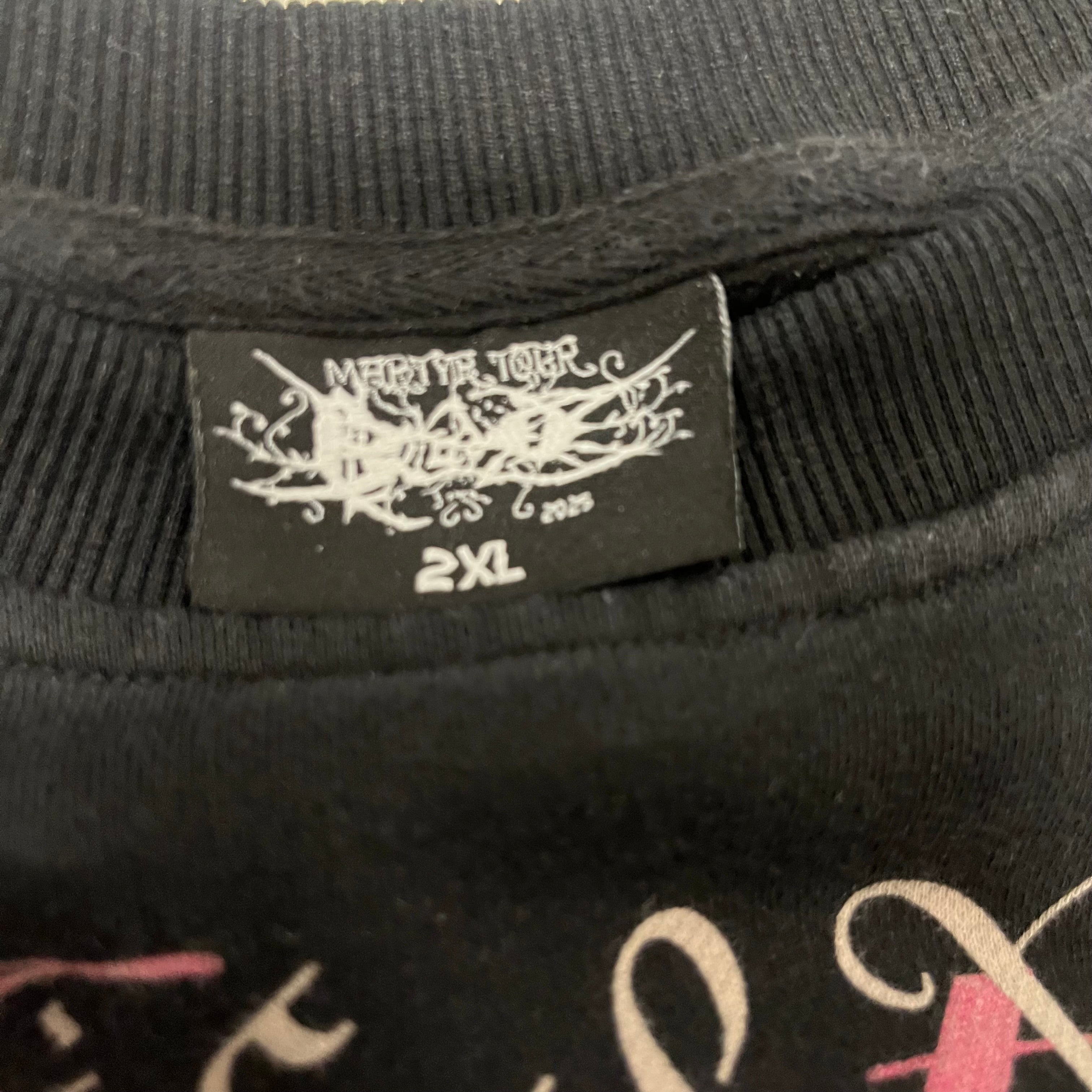 Bladee/Sweatshirt/XXL/Cotton/BLK/beautiful martyr view 3