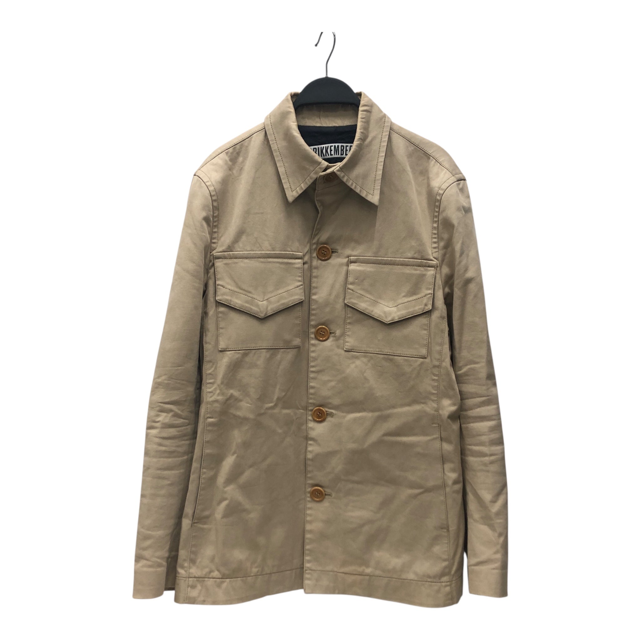 DIRK BIKKEMBERGS/Trench Coat/S/Cotton/BEG/ view 1