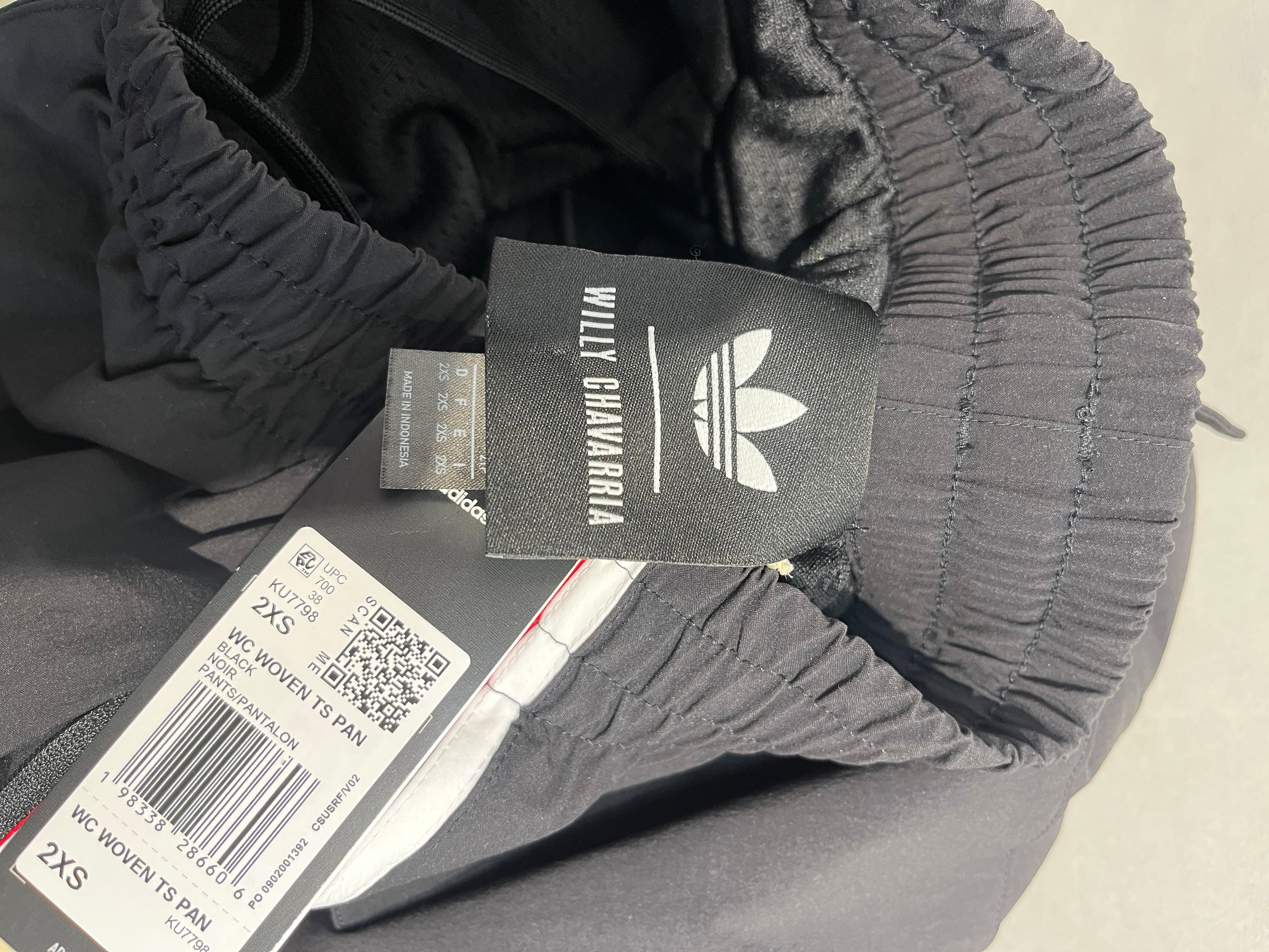 adidas/WILLY CHAVARRIA/Bottoms/XXS/Polyester/BLK/WC WOVEN TS PANTS view 3